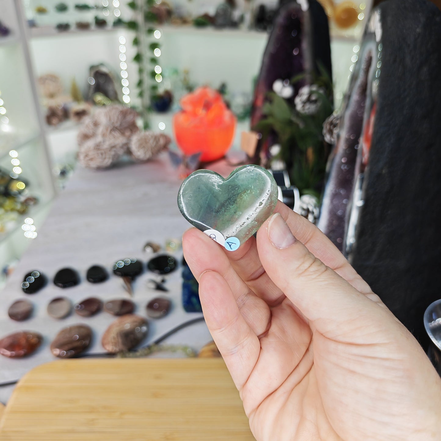 Fluorite Mini Heart Option A