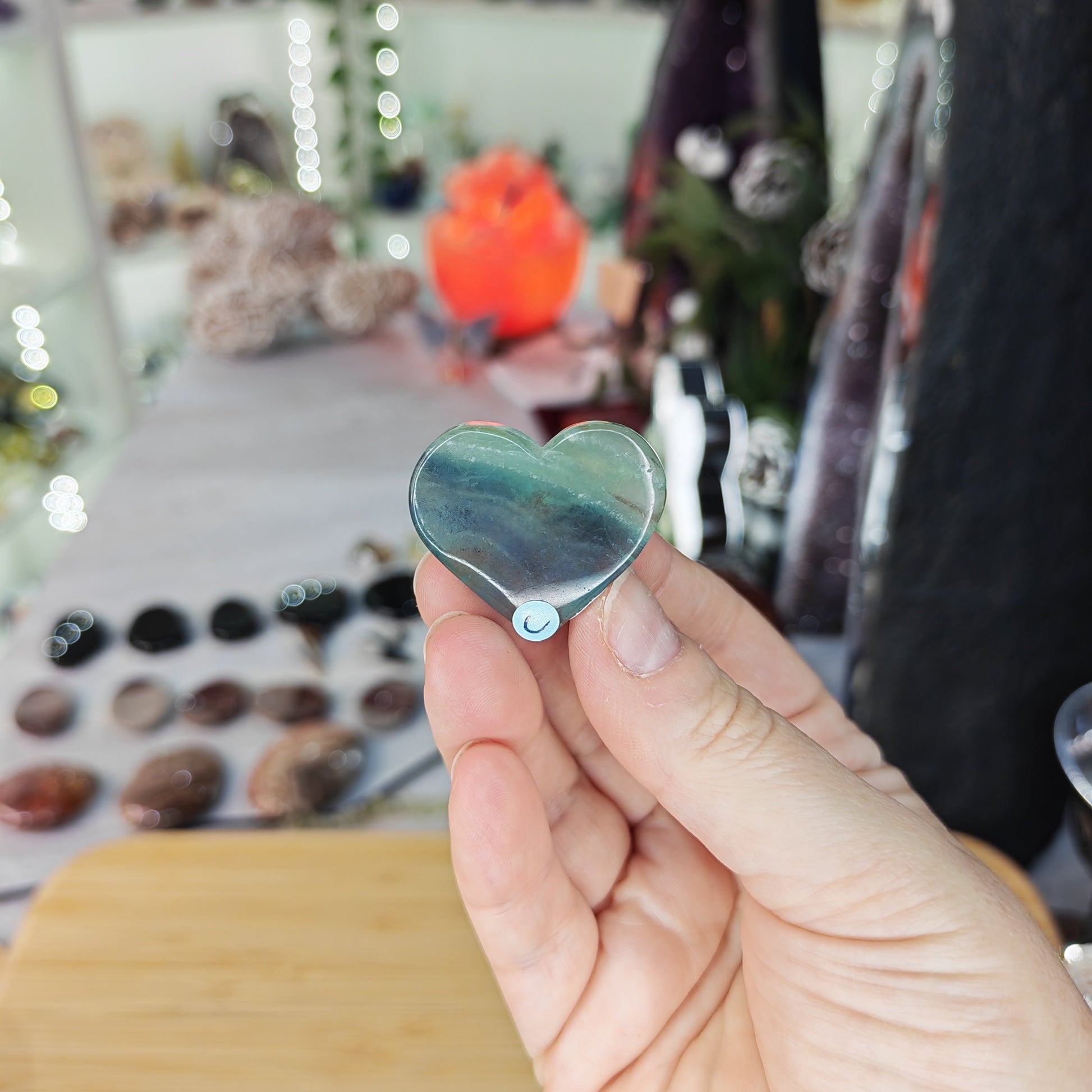 Fluorite Mini Heart Option C