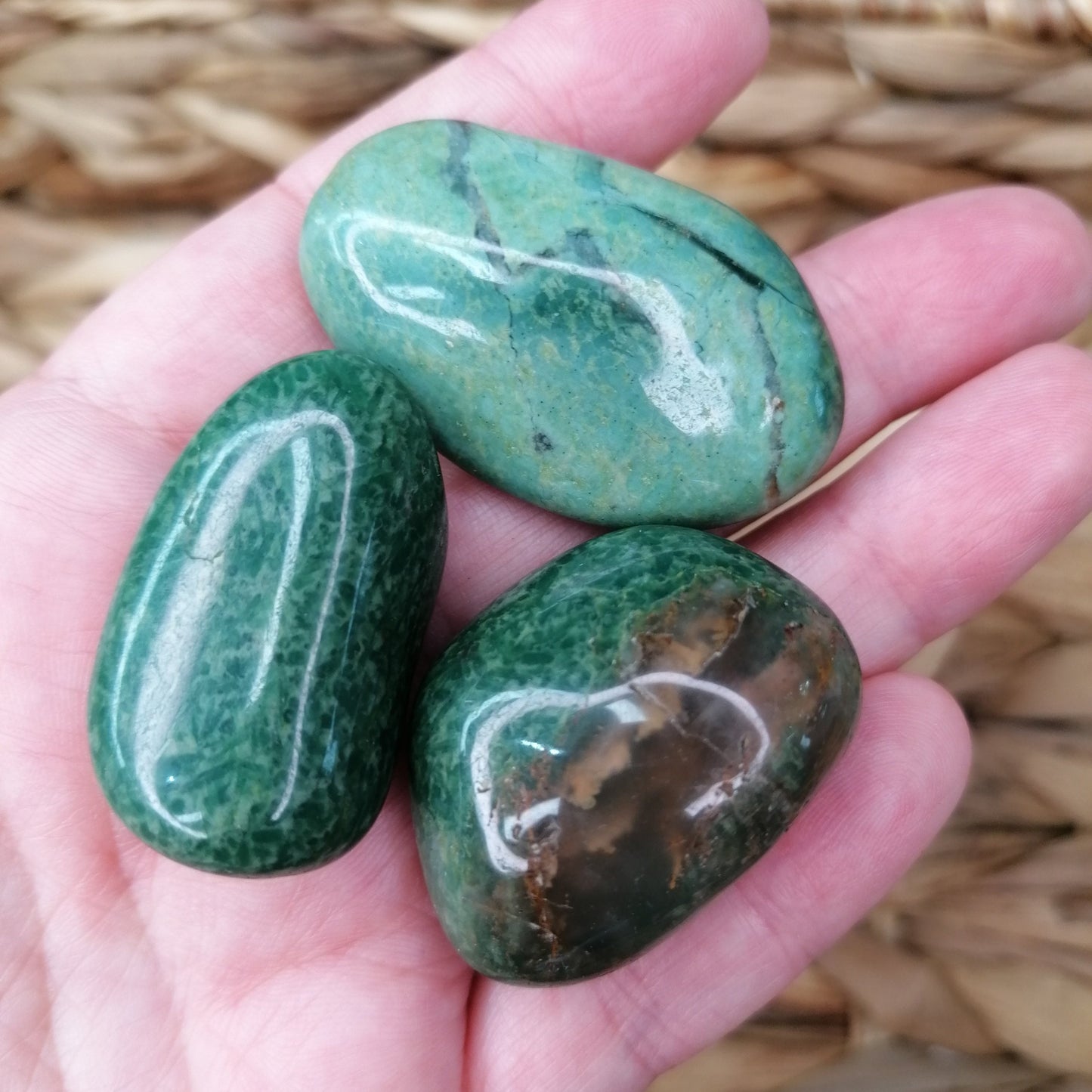 Large Green Quartz Tumbles