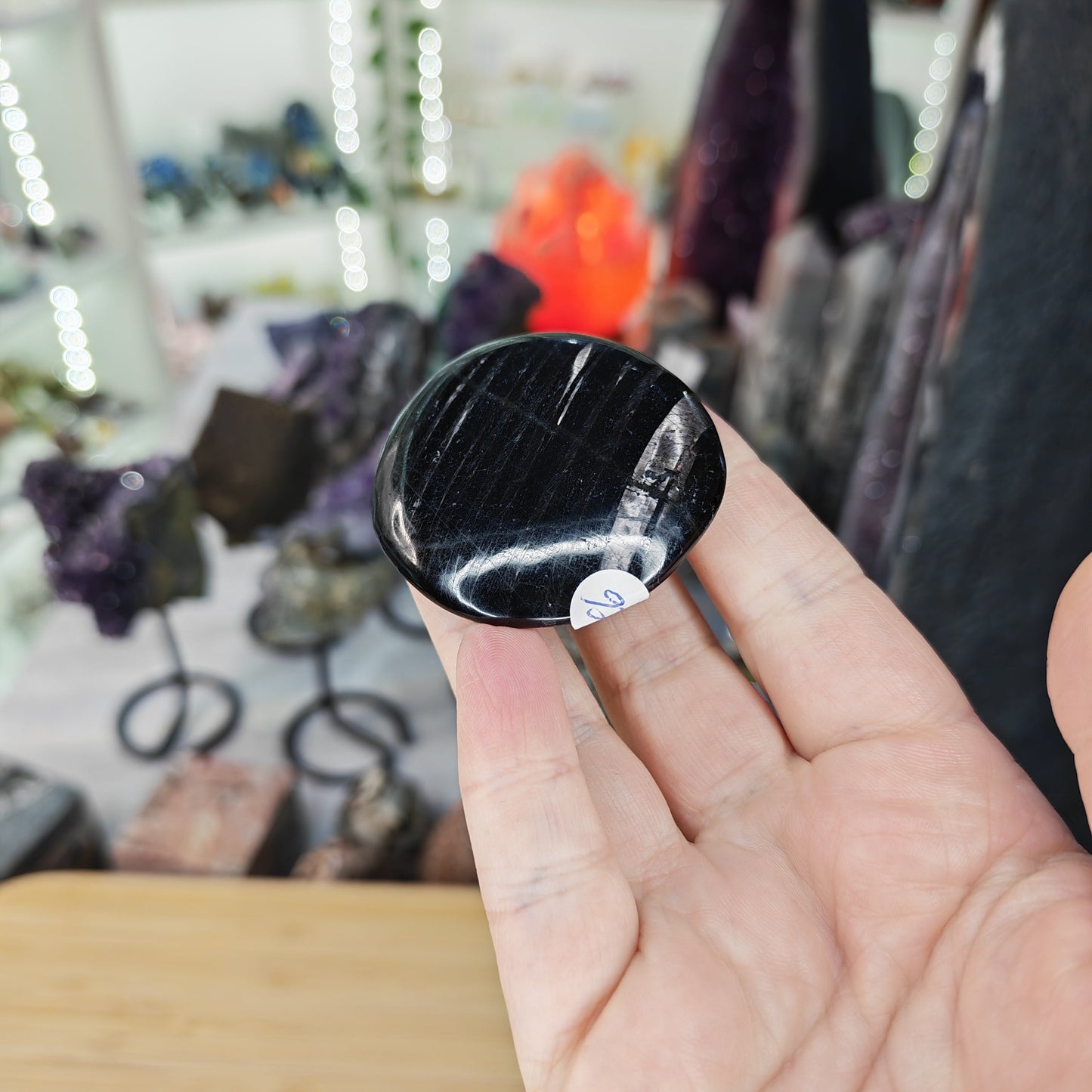 Hypersthene Pocket Flat Stone