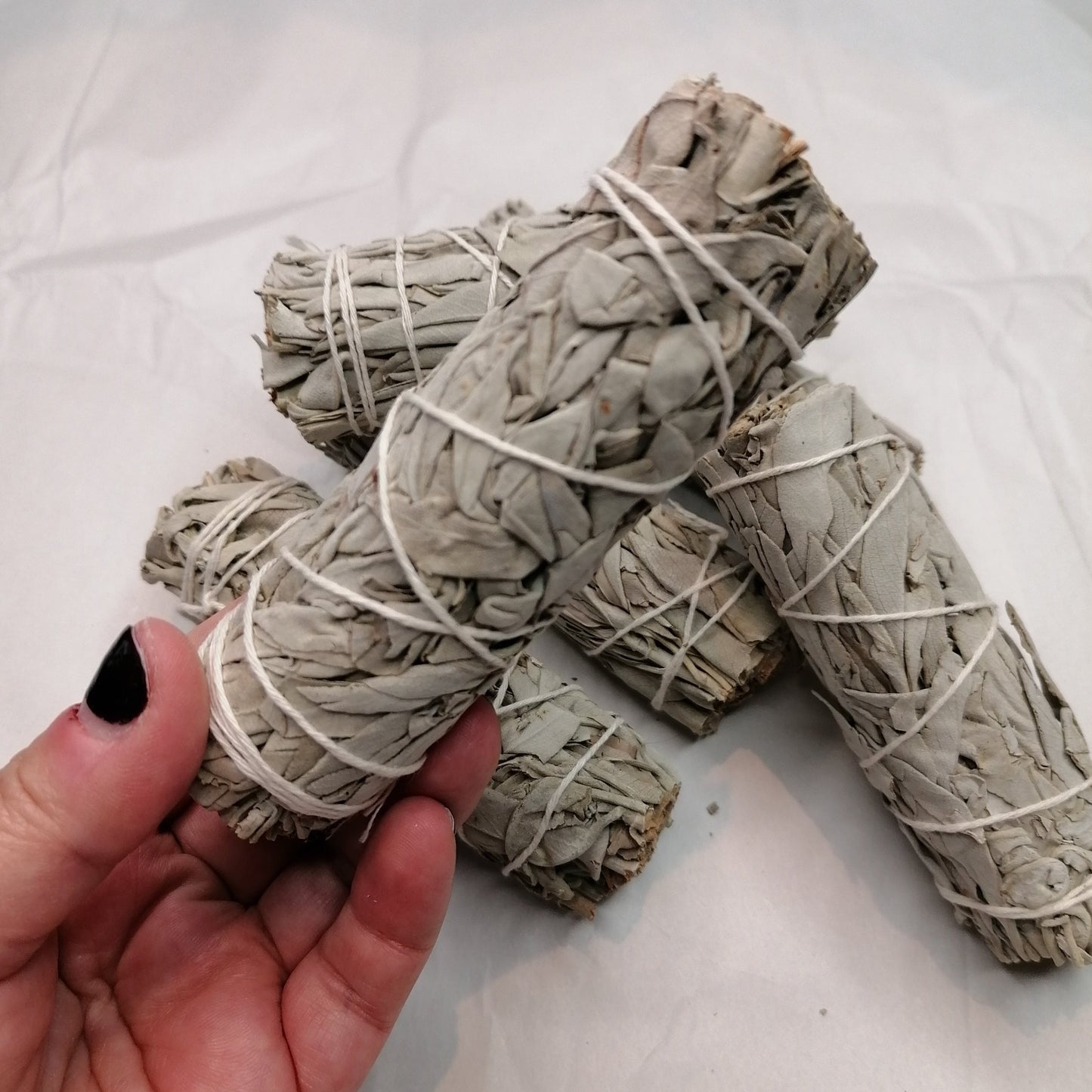 A bundle of White Sage Smudge Sticks