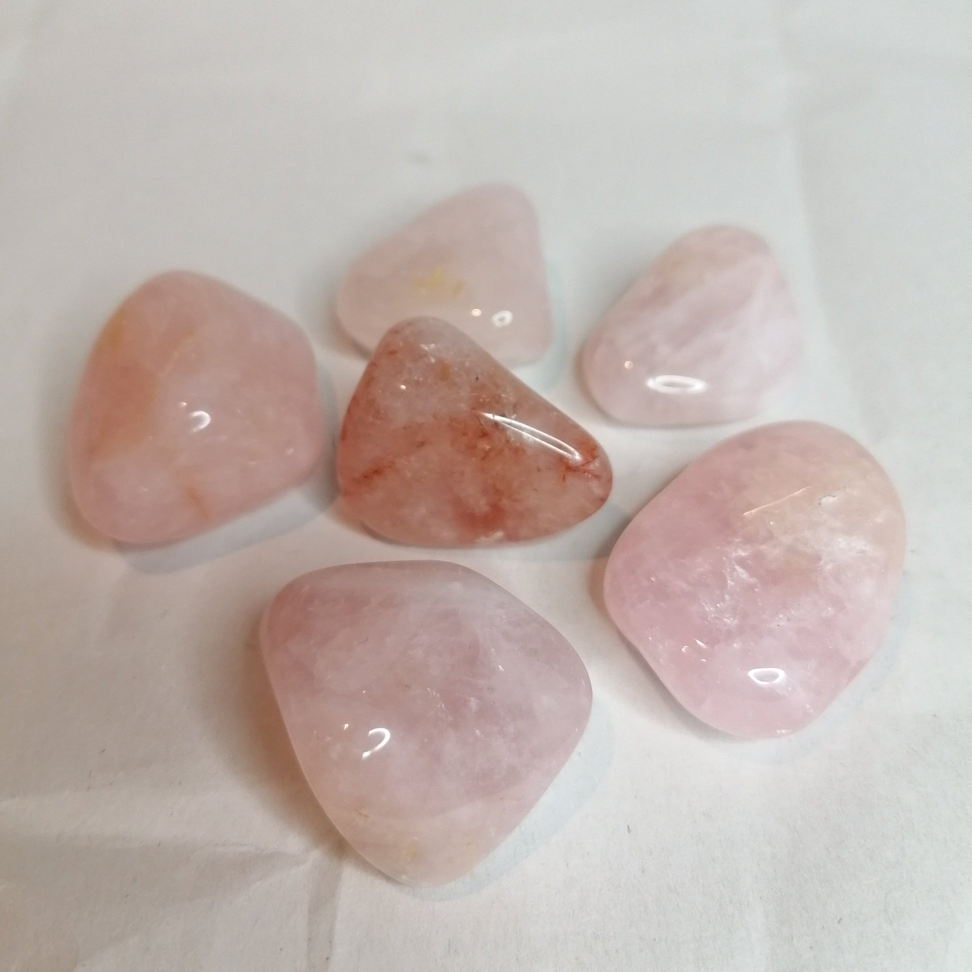 pink fire quartz tumblestones