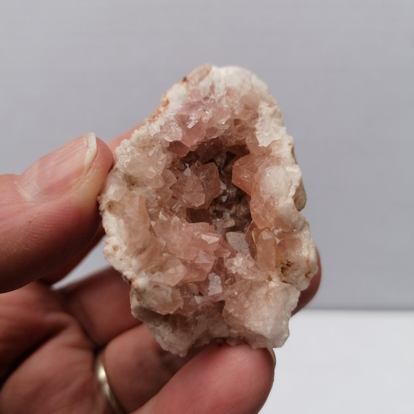 pink amethyst geode AA Grade