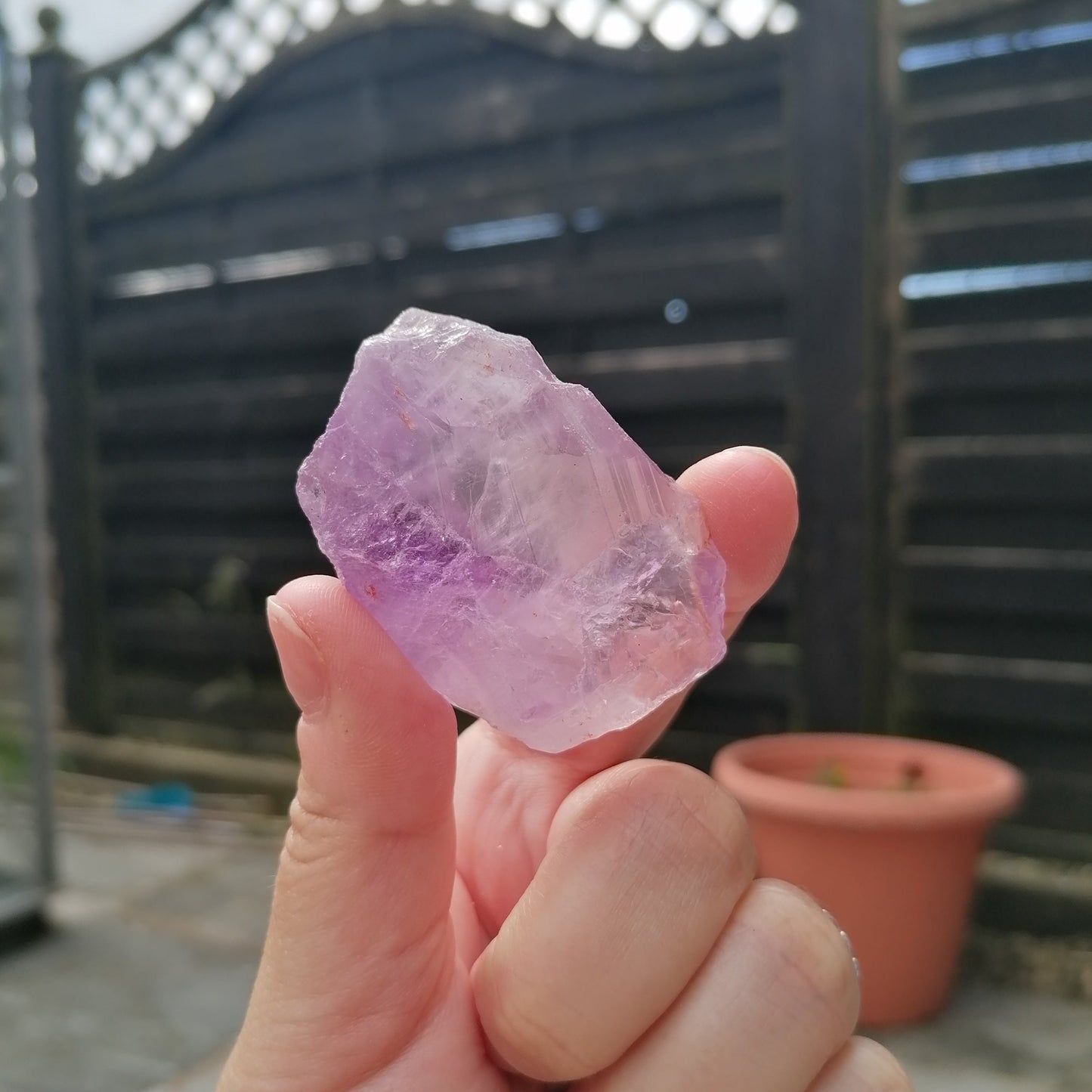 large raw purple amethyst chunk