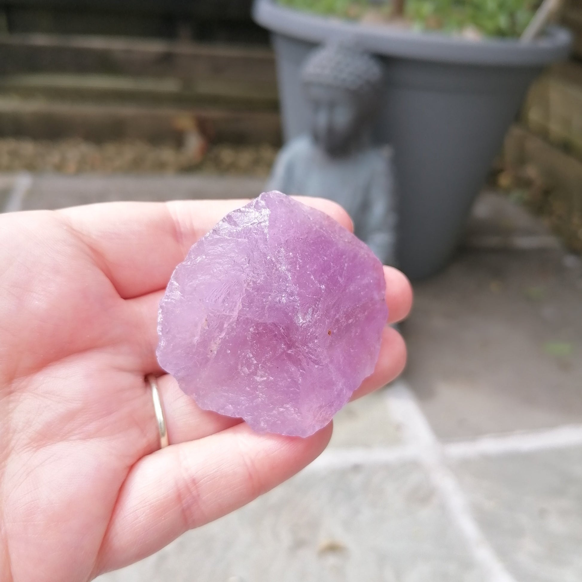 purple amethyst raw 