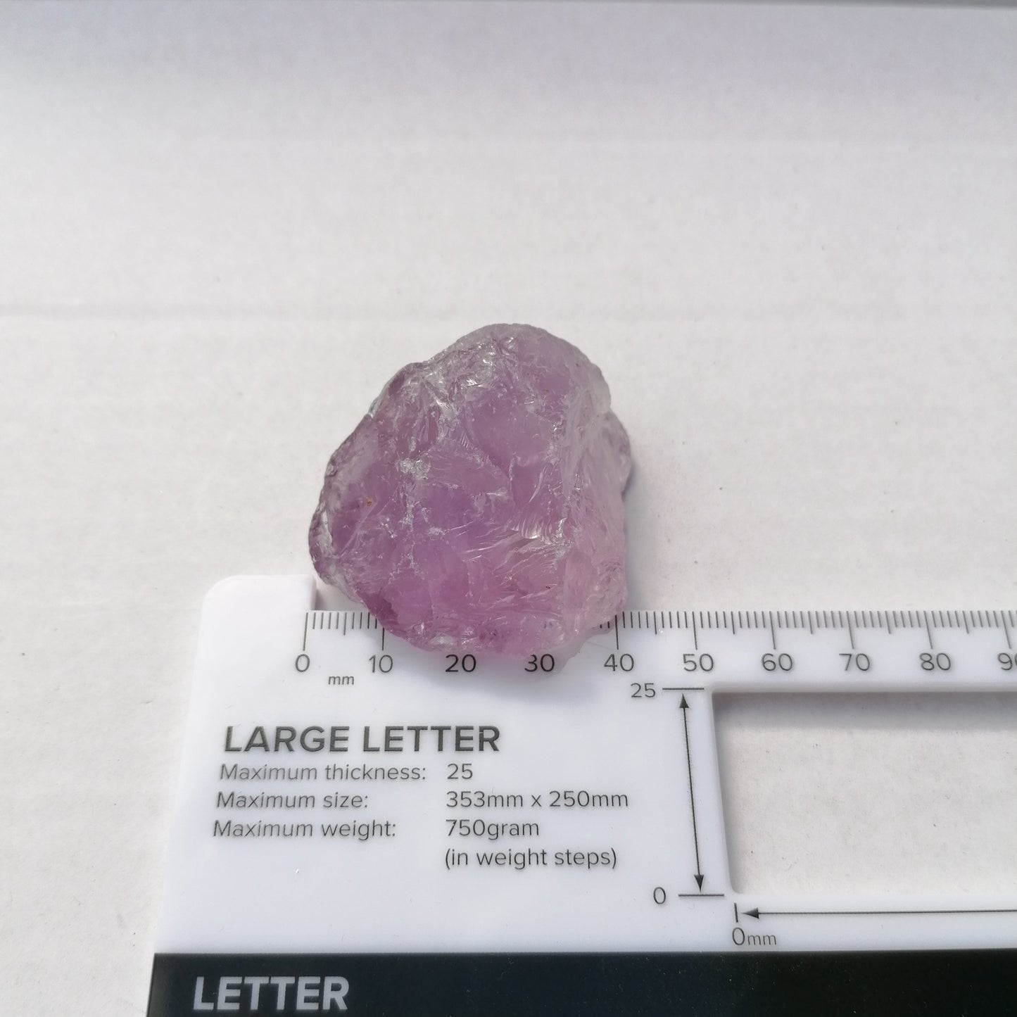 raw amethyst purple 40mm