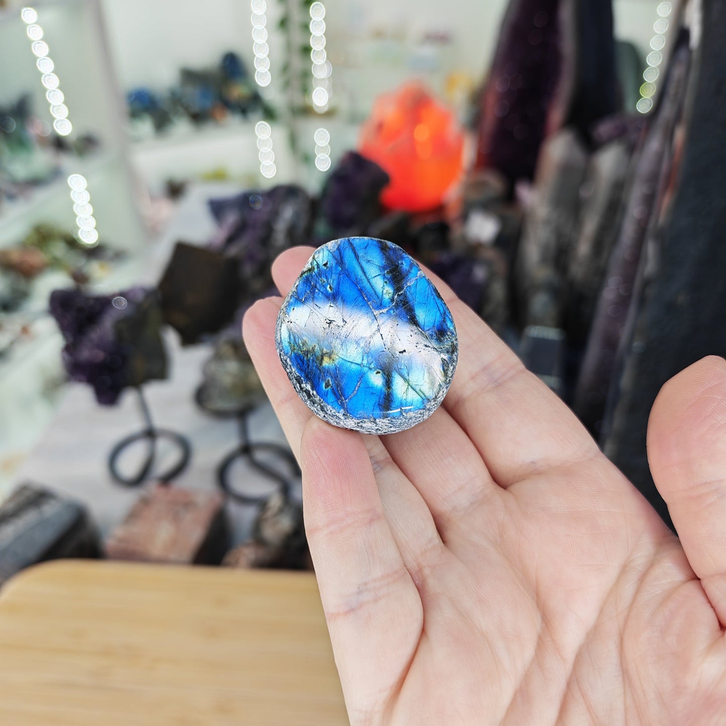Labradorite Crystal Egg