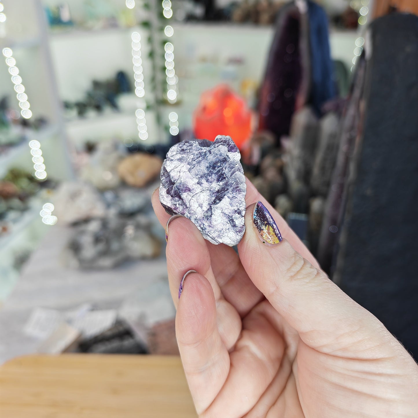 Lepidolite Purple Mica Book