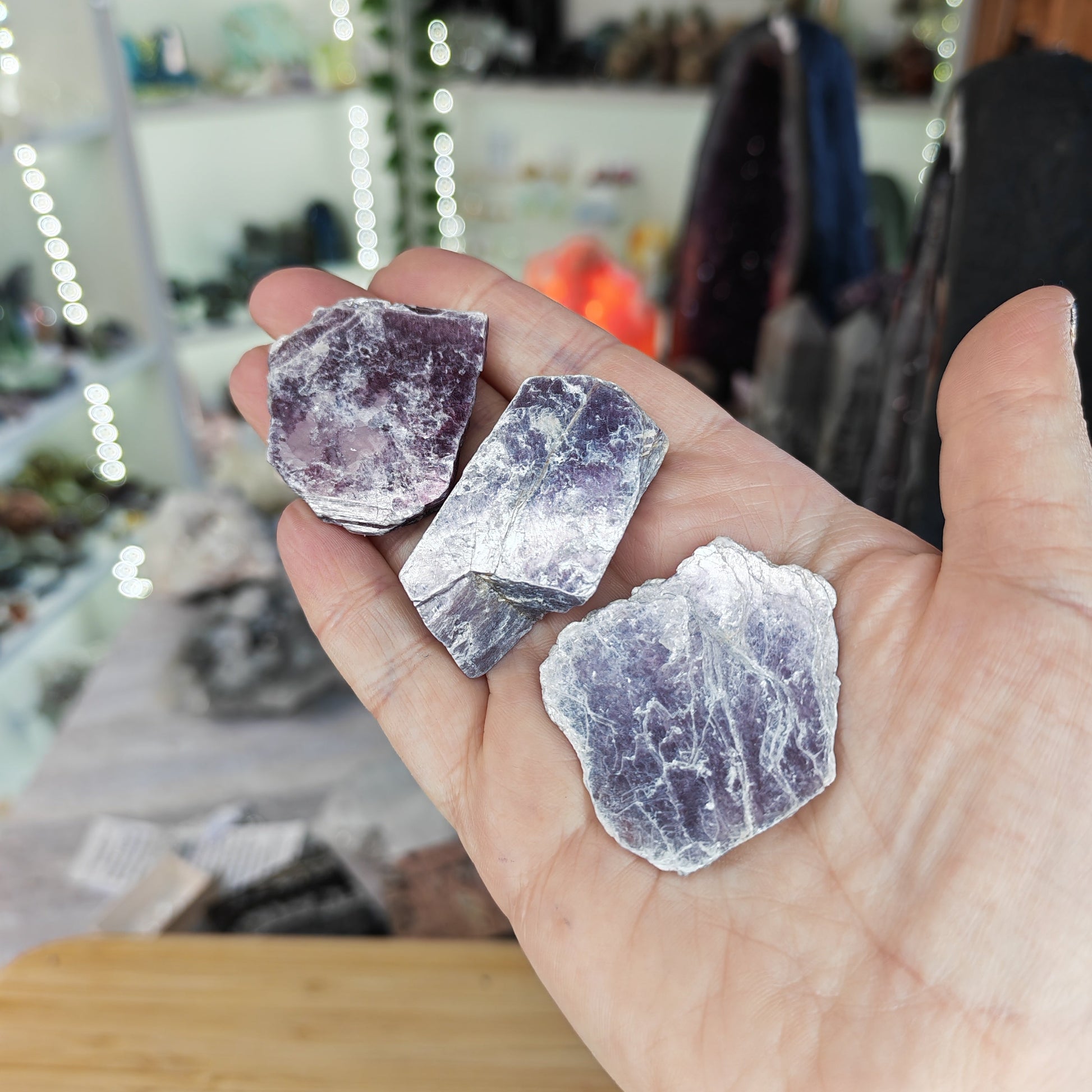 Lepidolite Purple Mica Books