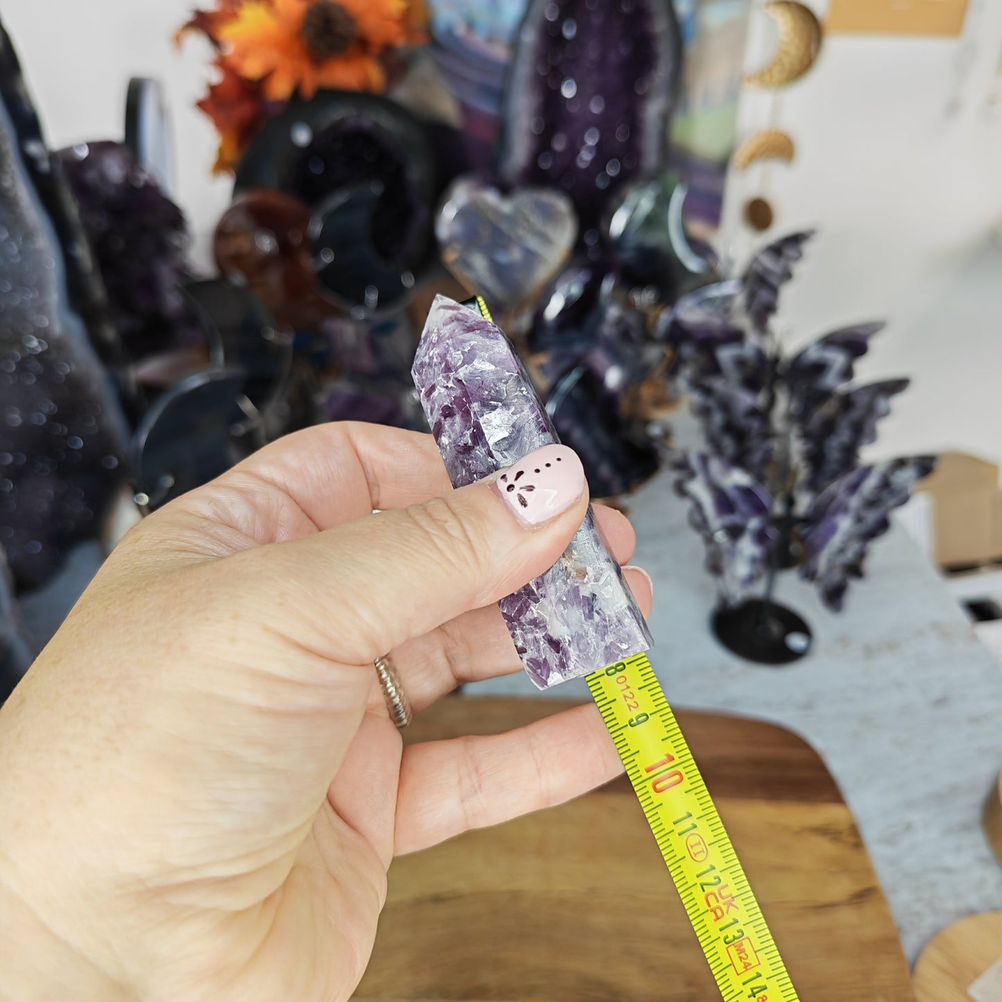 Purple Lepidolite Tower 80mm