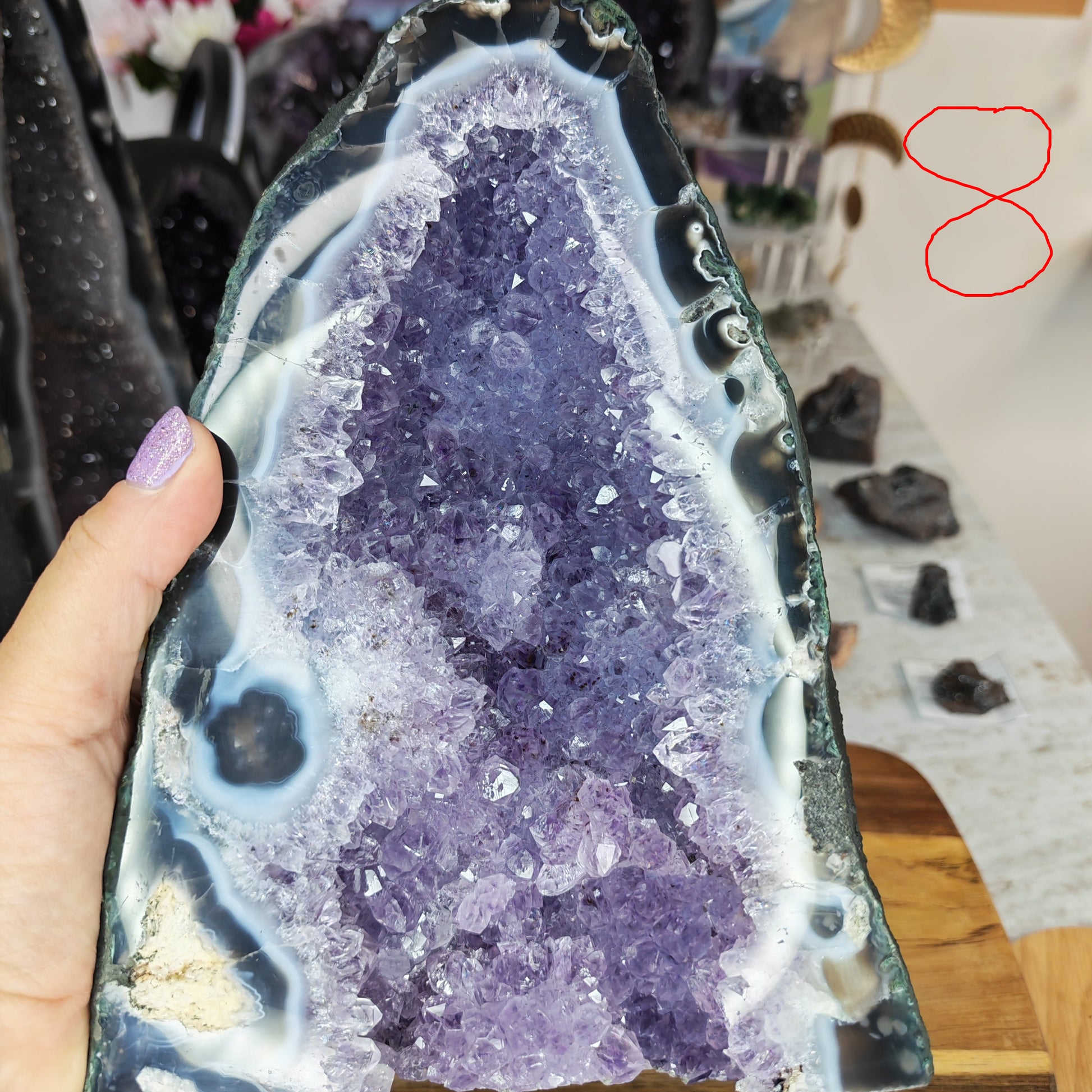 Light Purple and Blue Amethyst Church Cathedral statement piece
