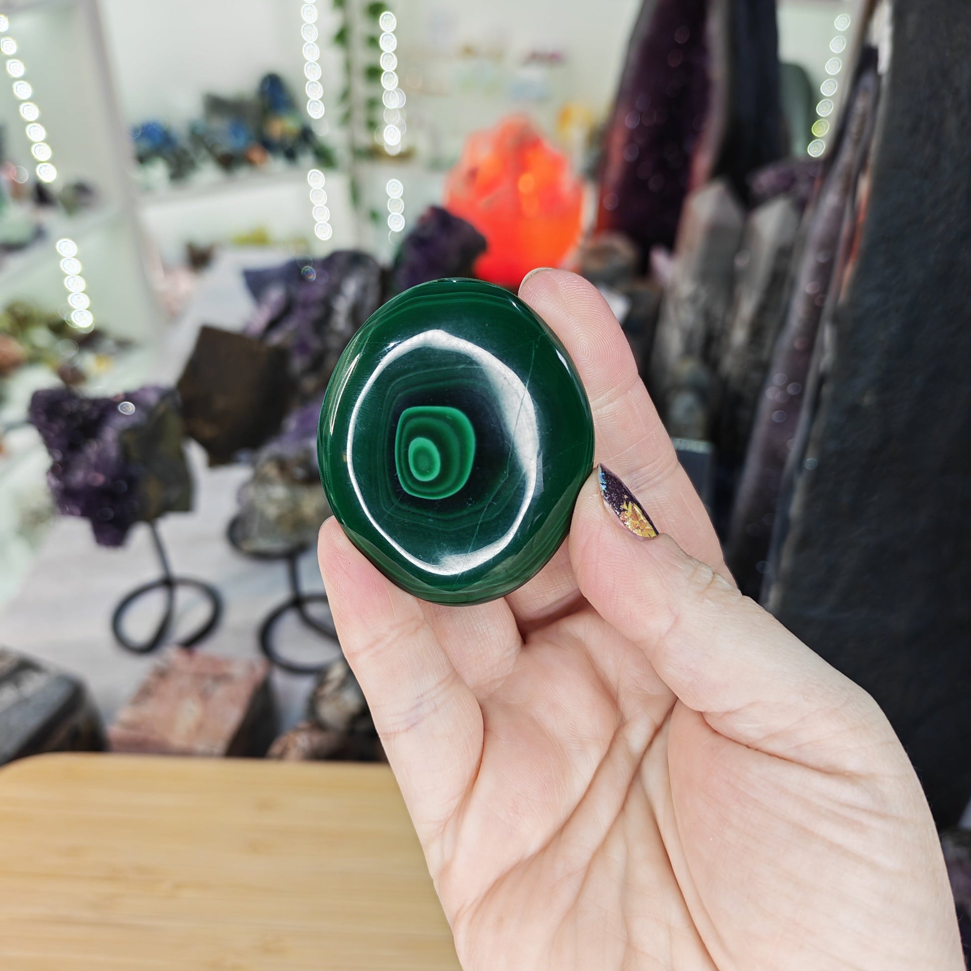 Malachite Palmstone