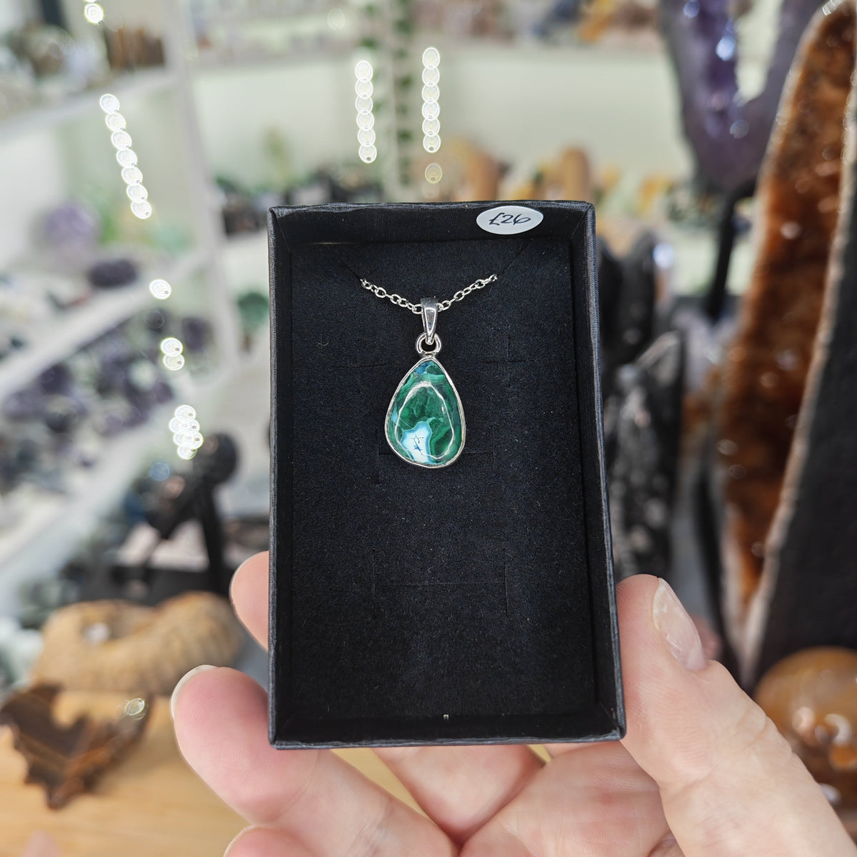 Malacholla Sterling Silver Necklace 925s