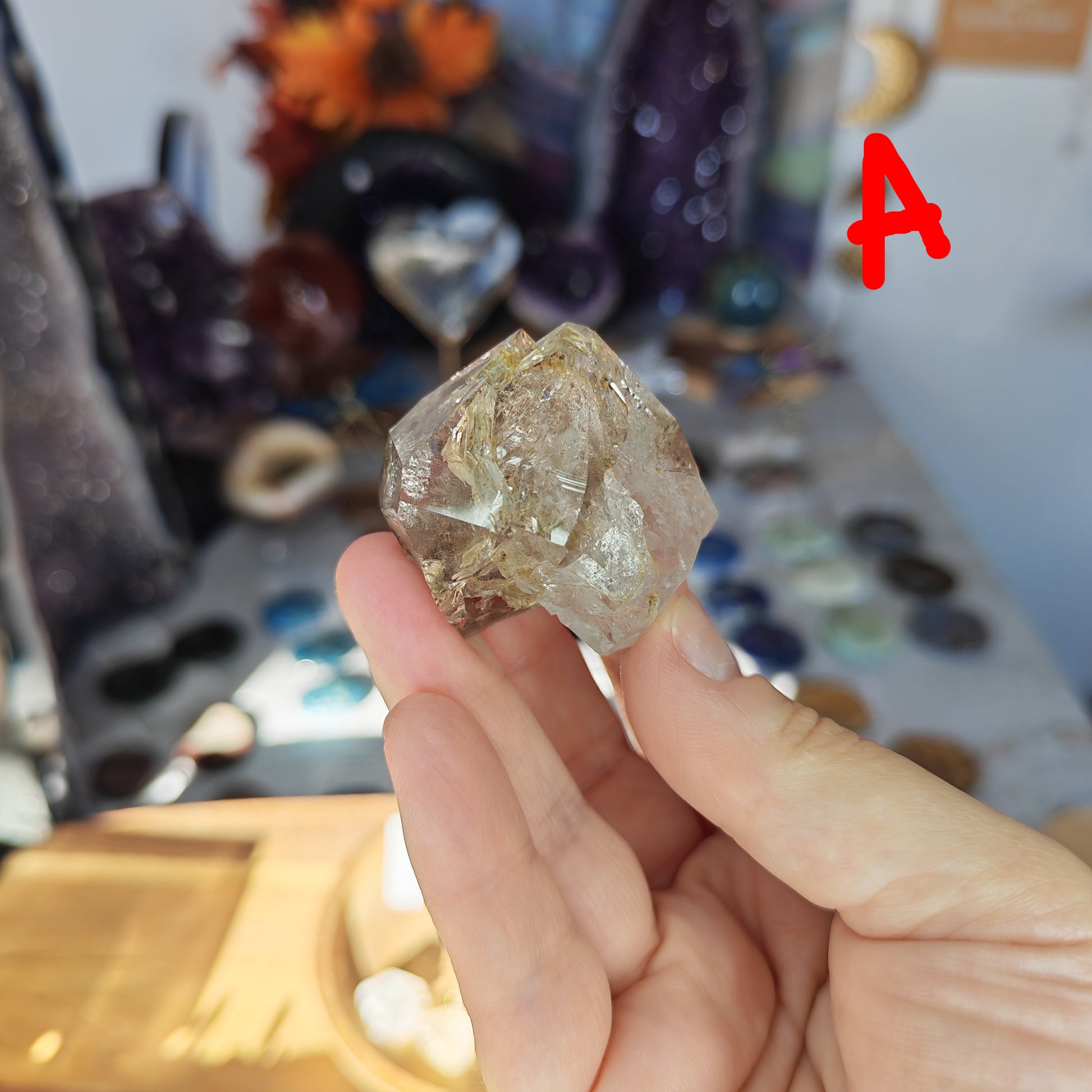 New York Herkimer Diamond Quartz, high grade with smokey hue