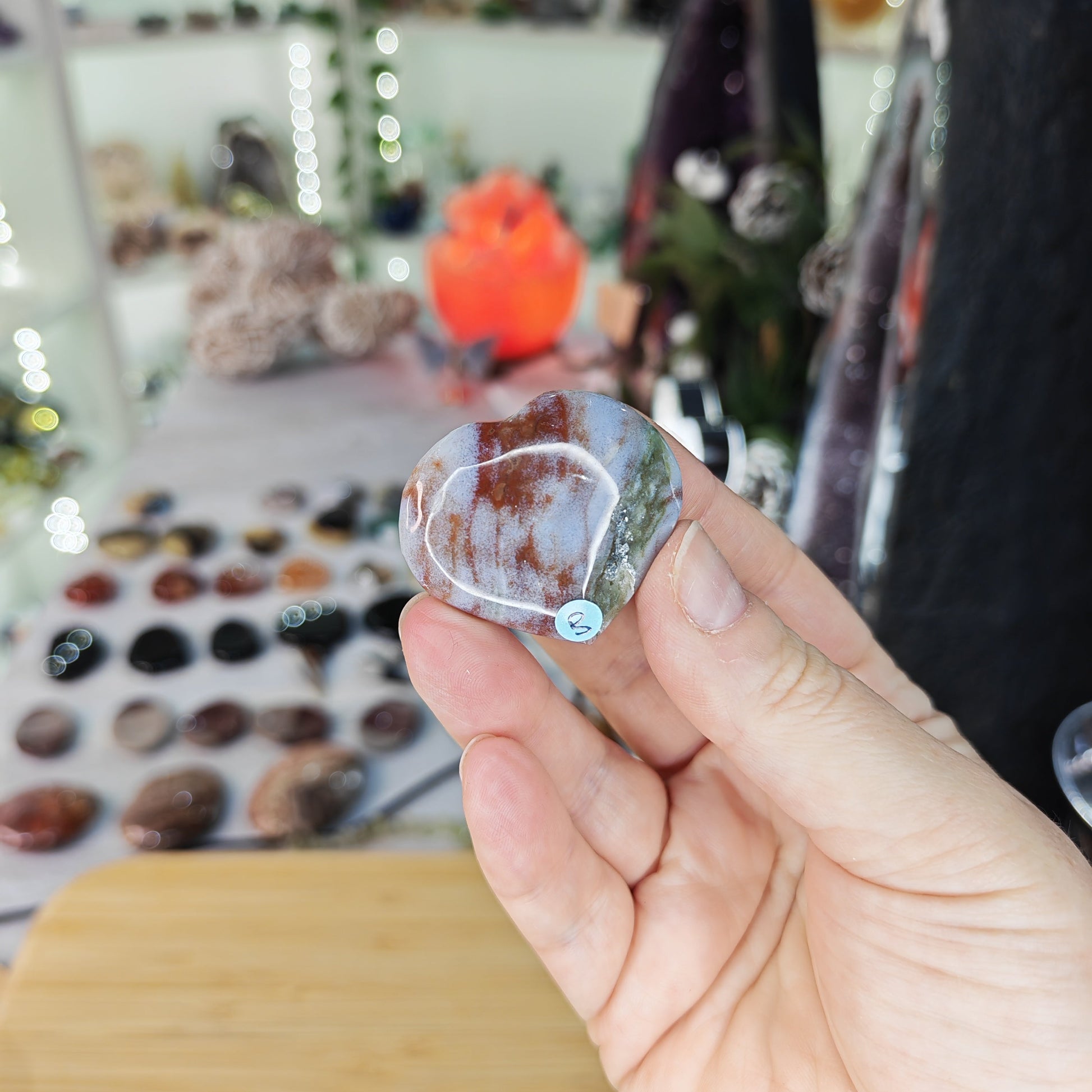 Ocean Jasper Heart Option B