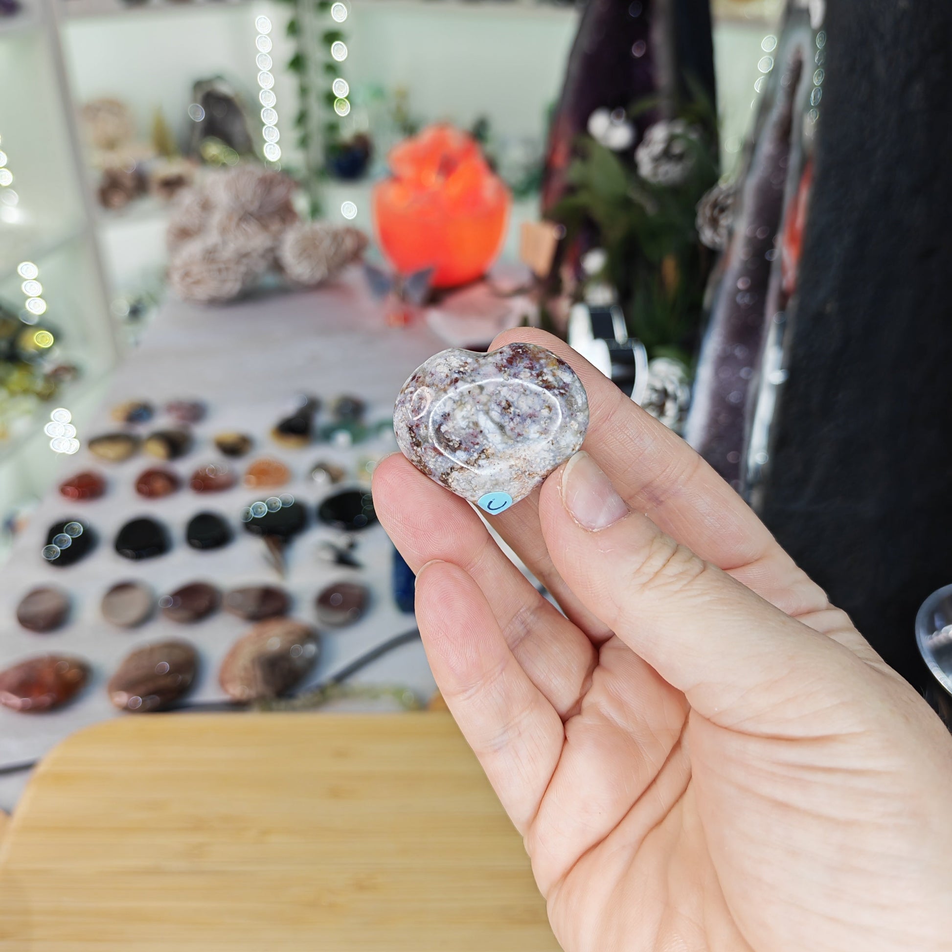 Ocean Jasper Heart Option C