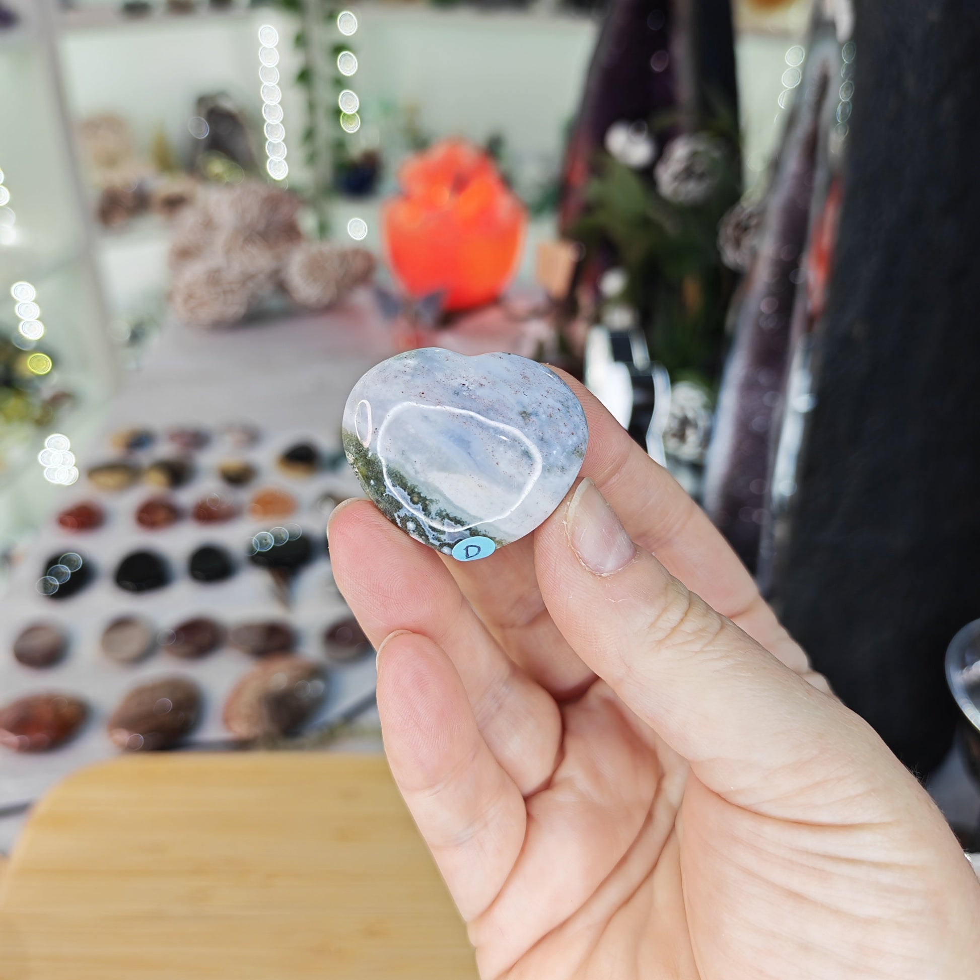 Ocean Jasper Heart Option D