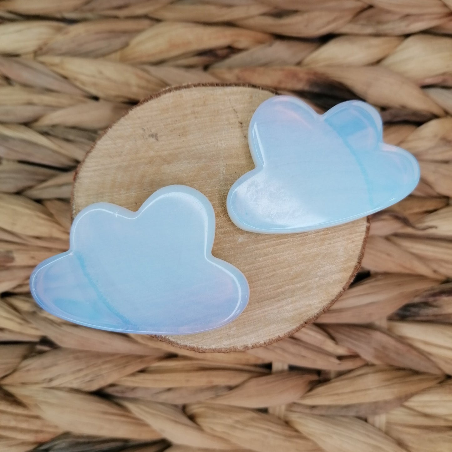 White Transparent Opalite Crystal Cloud