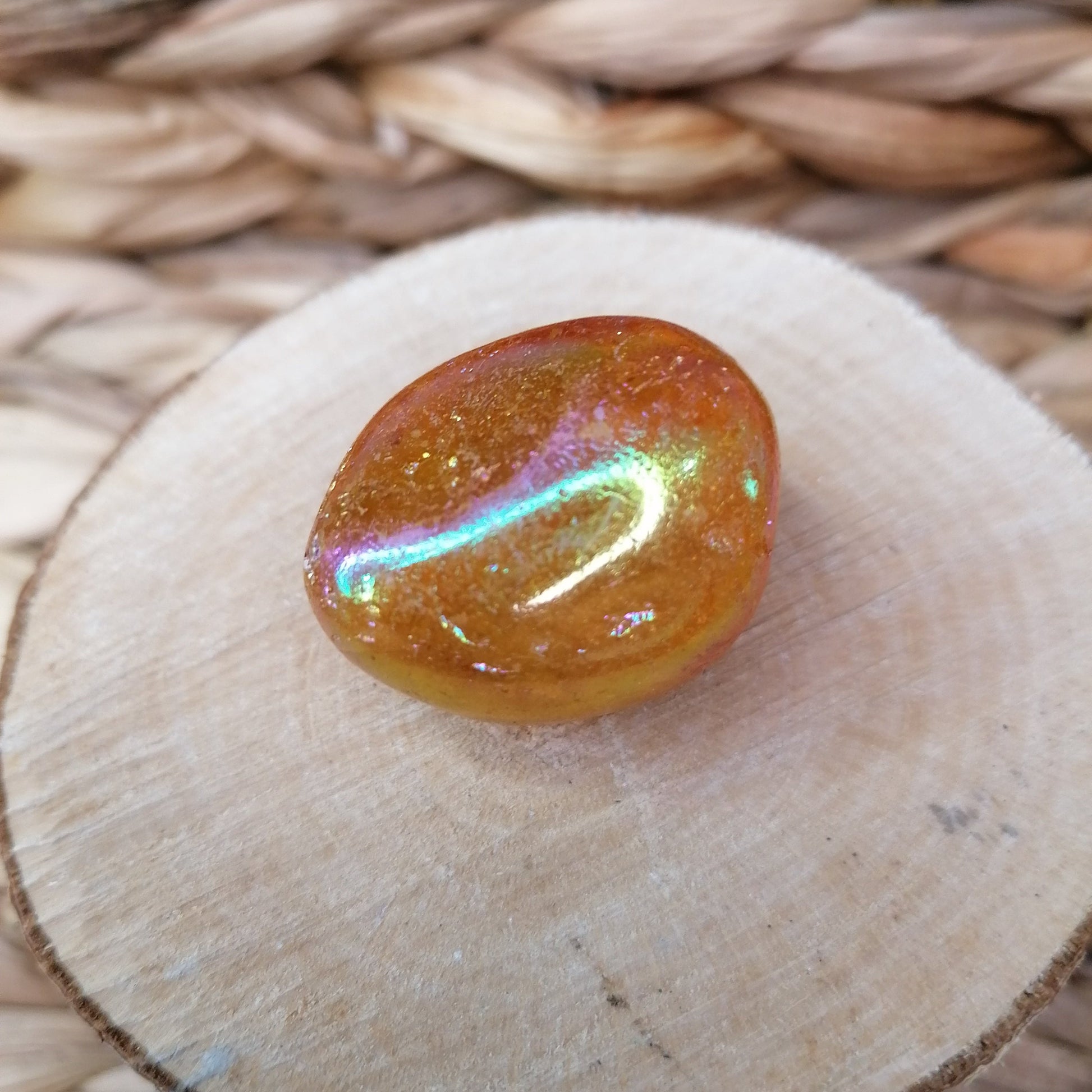 Orange Aura Tumble with rainbow flash