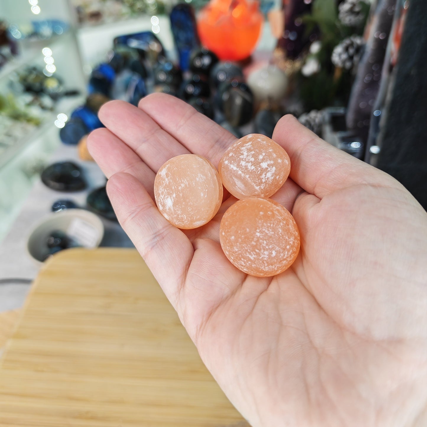 Orange Selenite Tumblestone