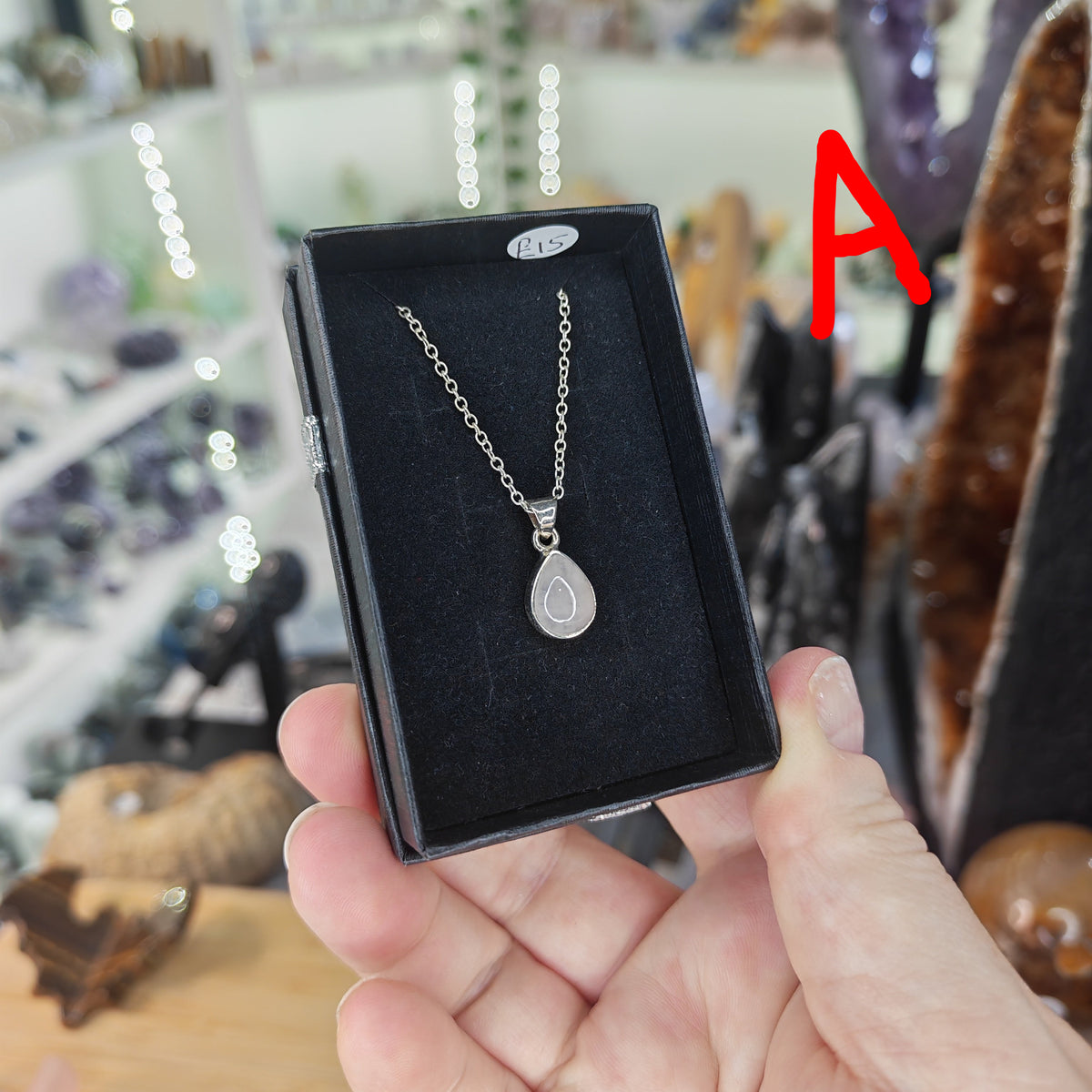 Petalite Sterling Silver Necklace Option A