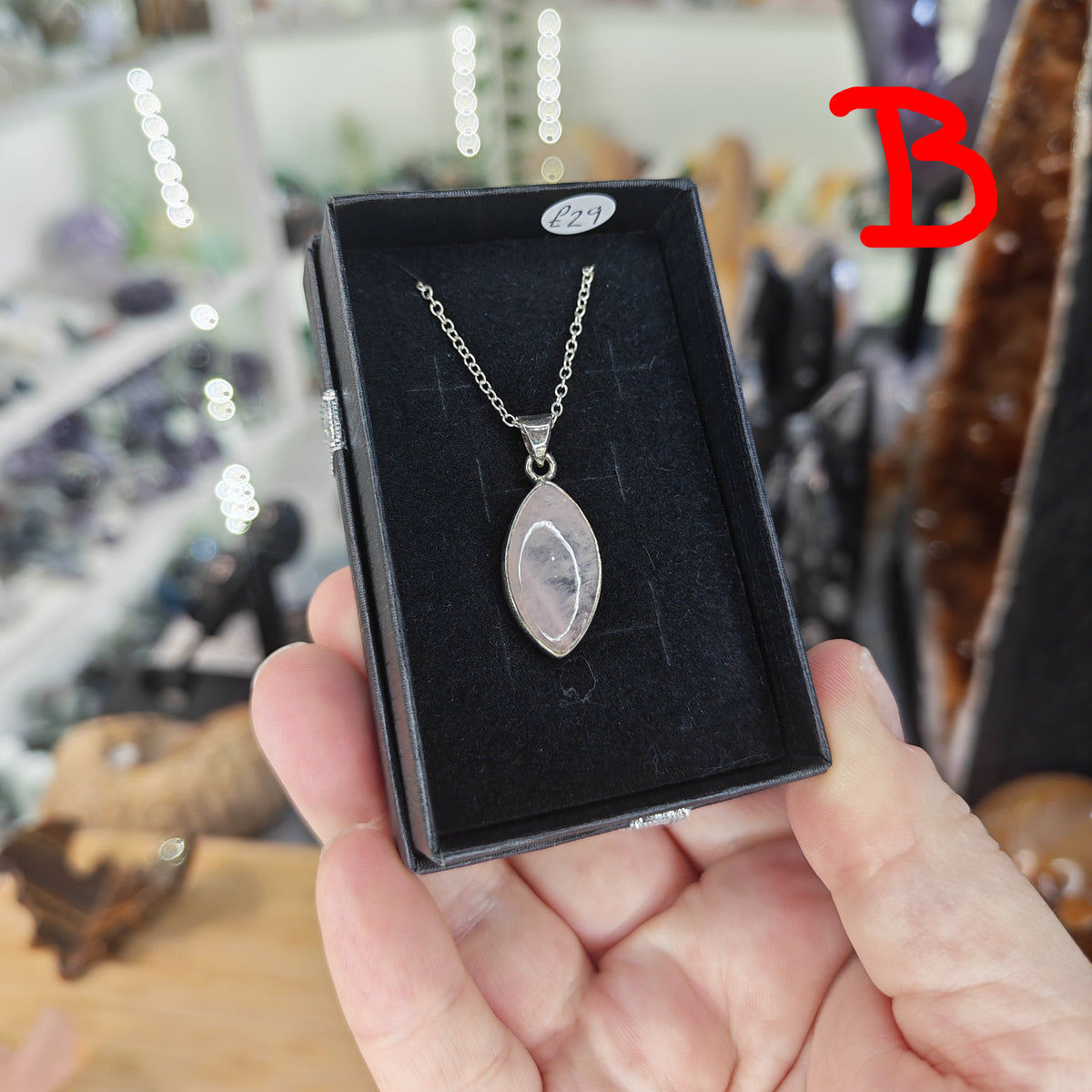 Petalite Sterling Silver Necklace Option B