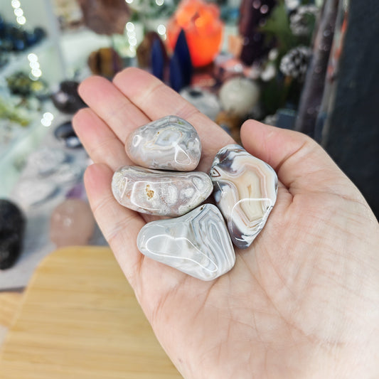 Pink Botswana Agate Tumblestone