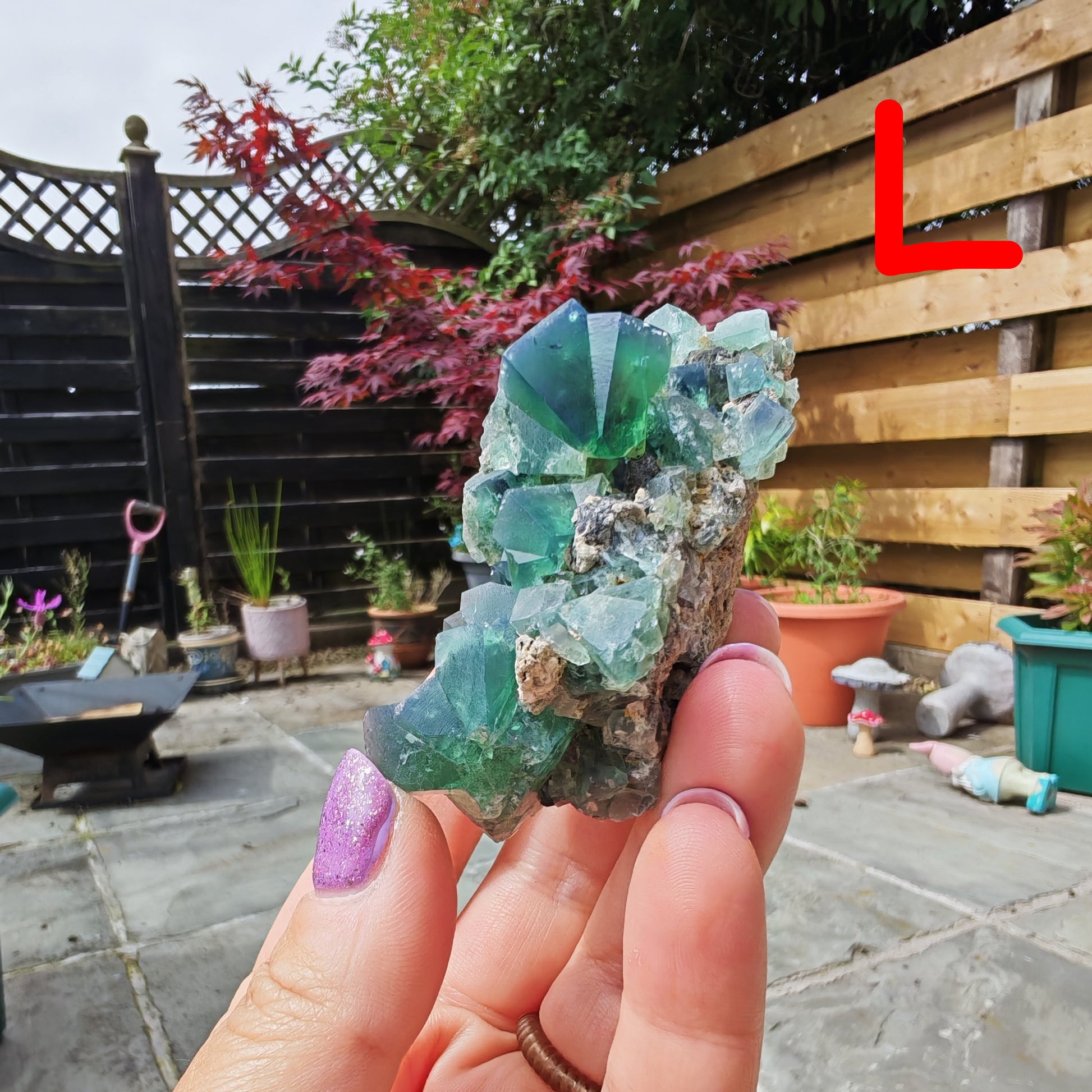 Pocket 42 UK Fluorite Collector Grade Specimen