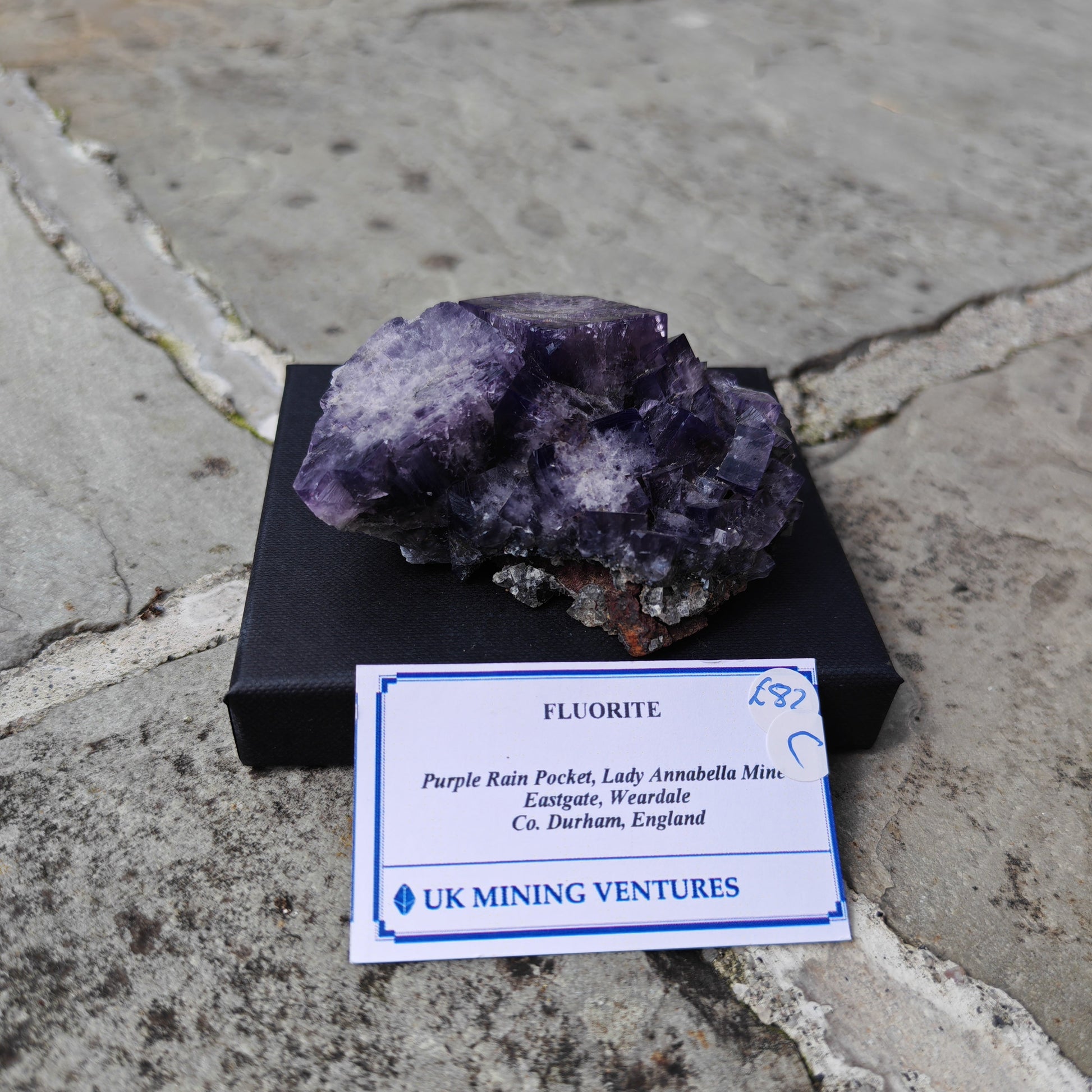 Purple Rain Pocket fluorite specimen 