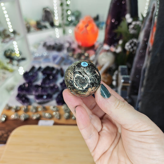 Pyrite Sphere Option A