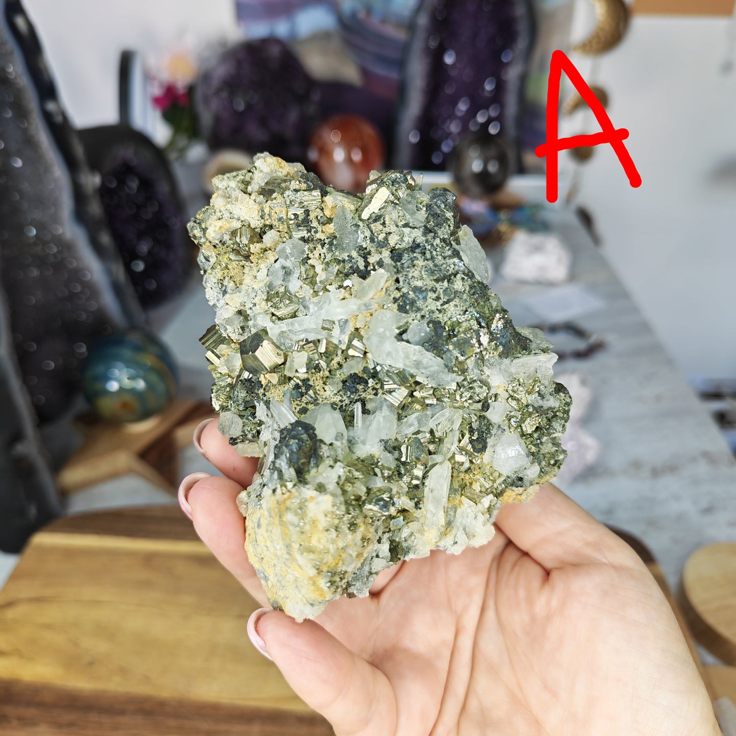 Pyrite and Quartz 