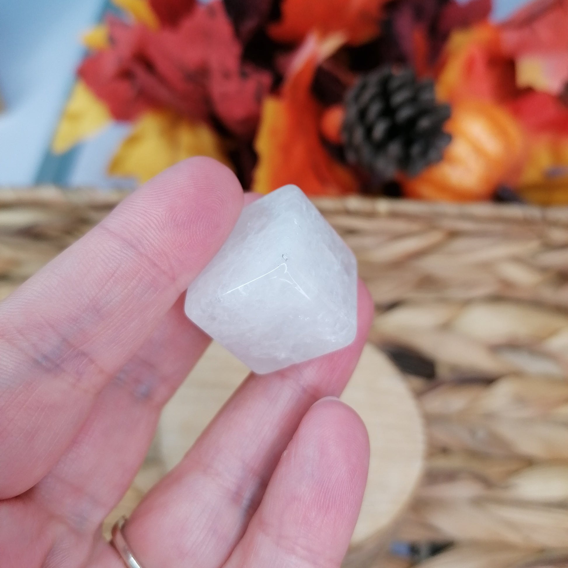 White Quartz Crystal Cube