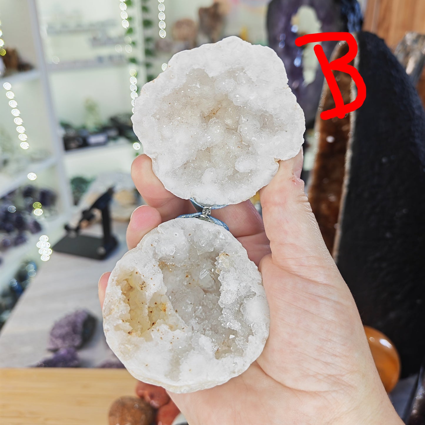 Quartz Geode Ring Box Option B