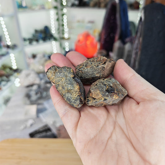 Raw Black Amber