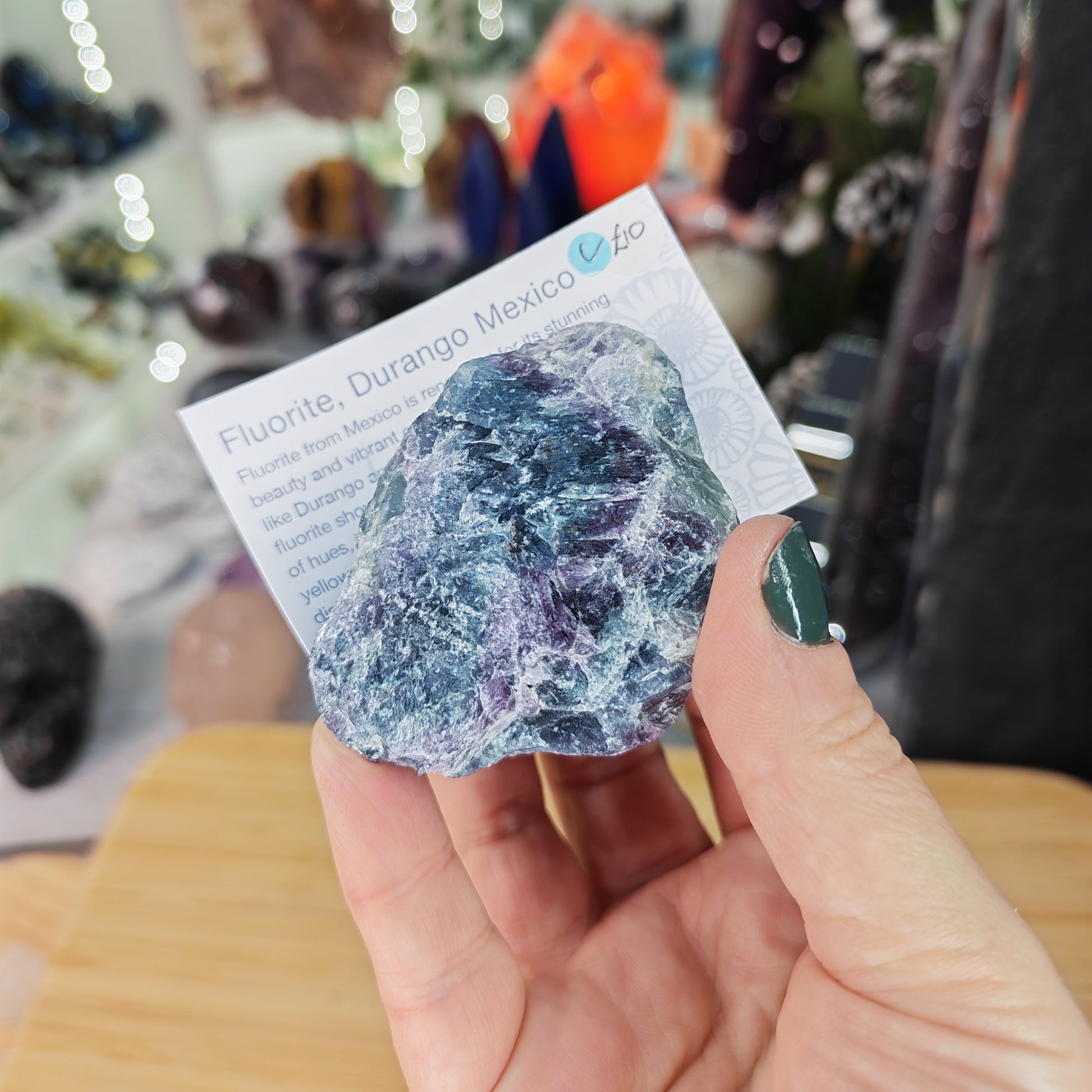 Raw Fluorite from Durango Mexico Option C