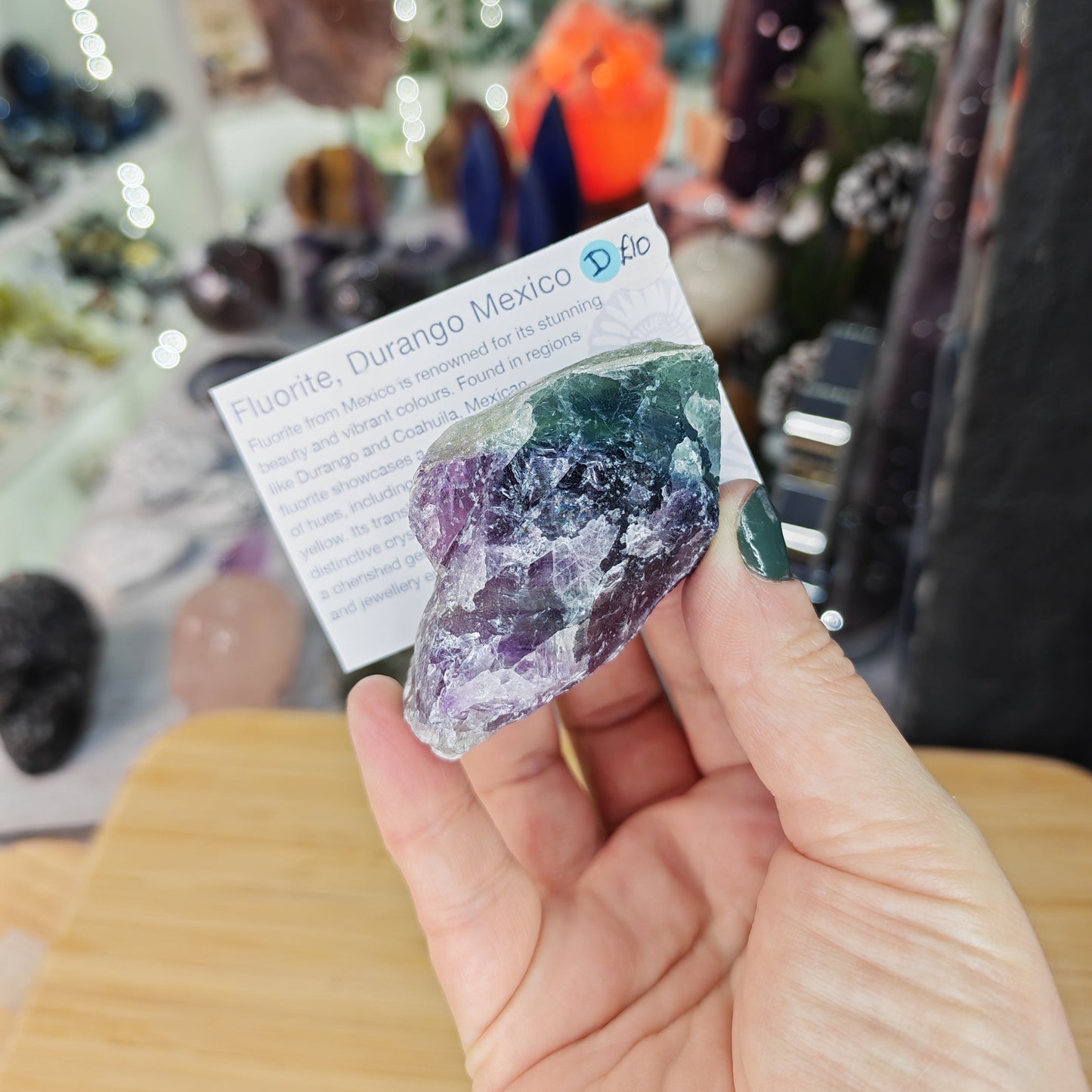 Raw Fluorite from Durango Mexico Option D