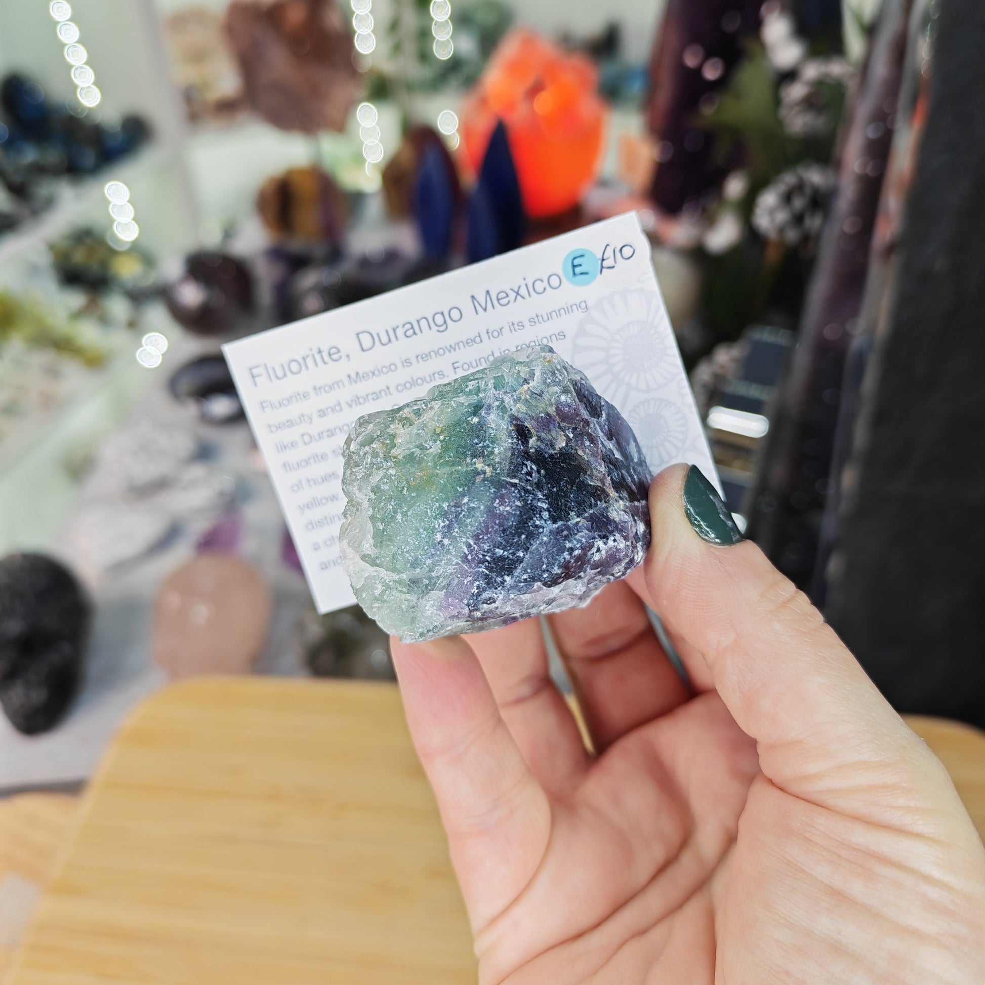 Raw Fluorite from Durango Mexico Option E