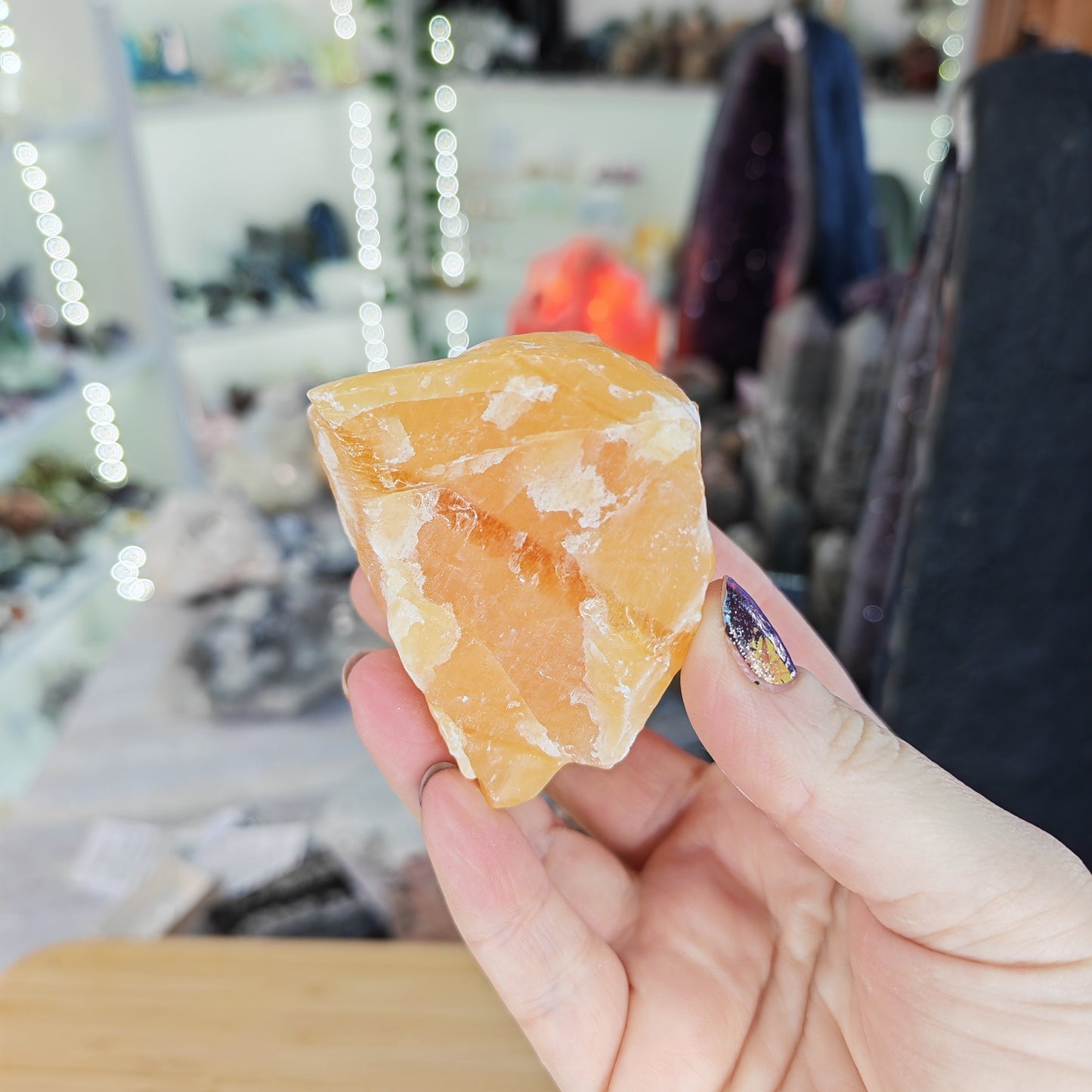 Raw Orange Calcites