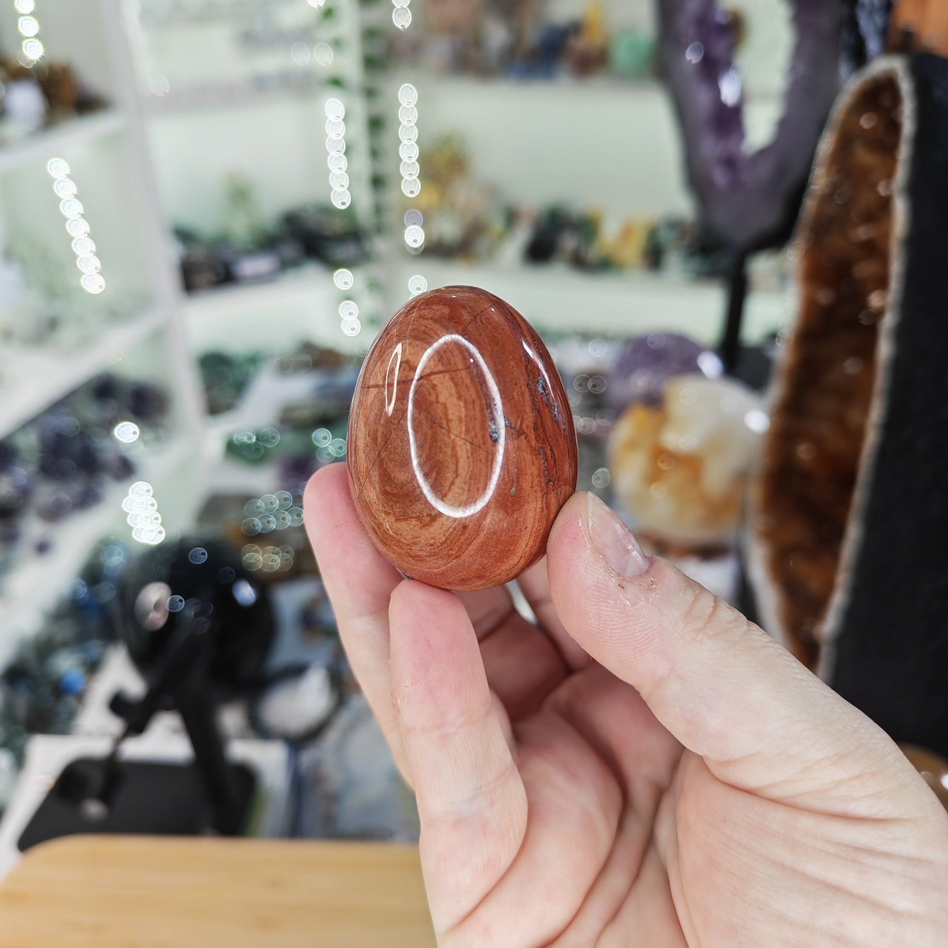 Red Banded Jasper Egg