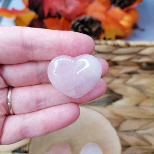 Pink Rose Quartz Heart