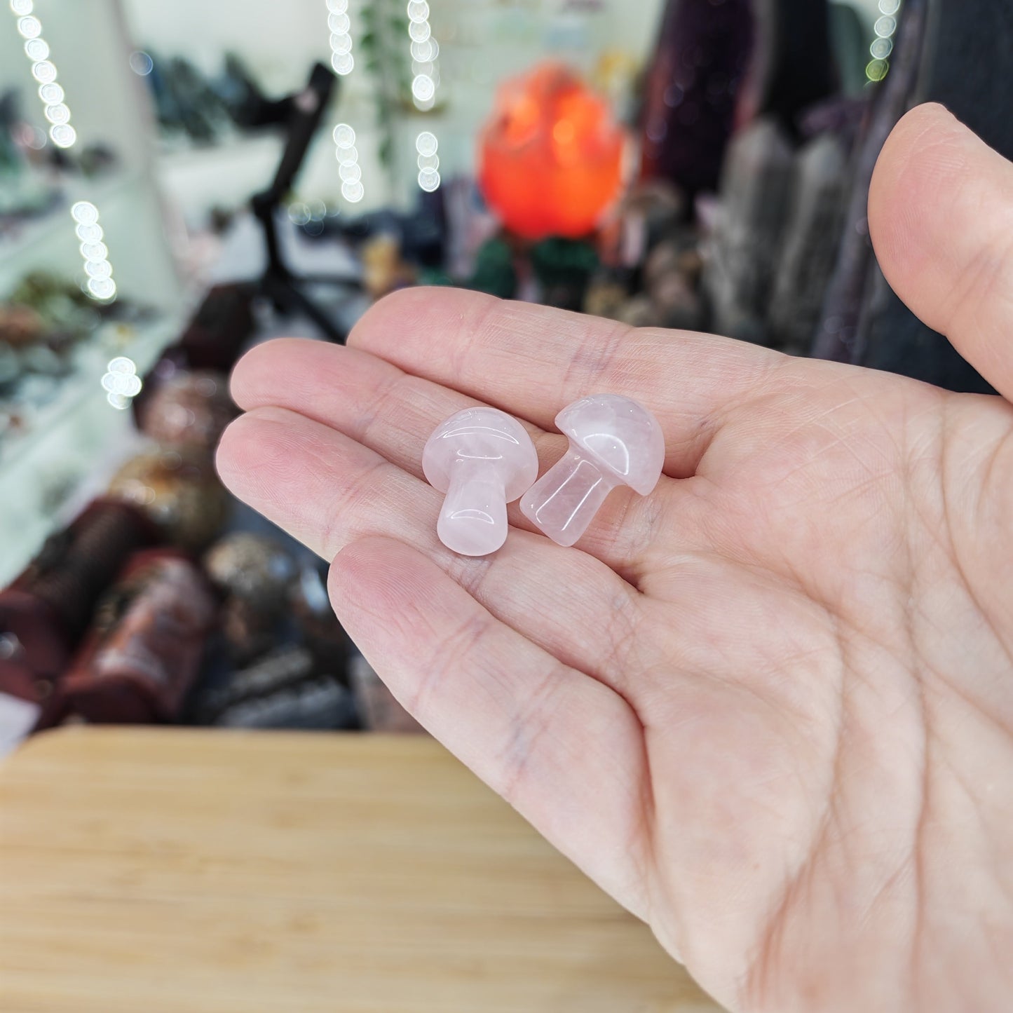 Rose Quartz Mini Mushroom
