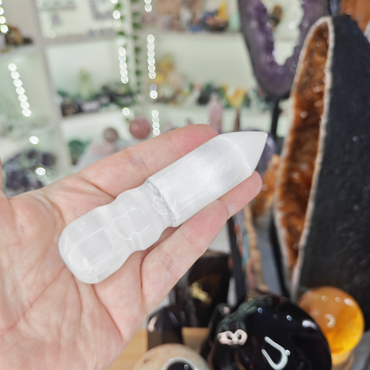 Selenite Dagger Point