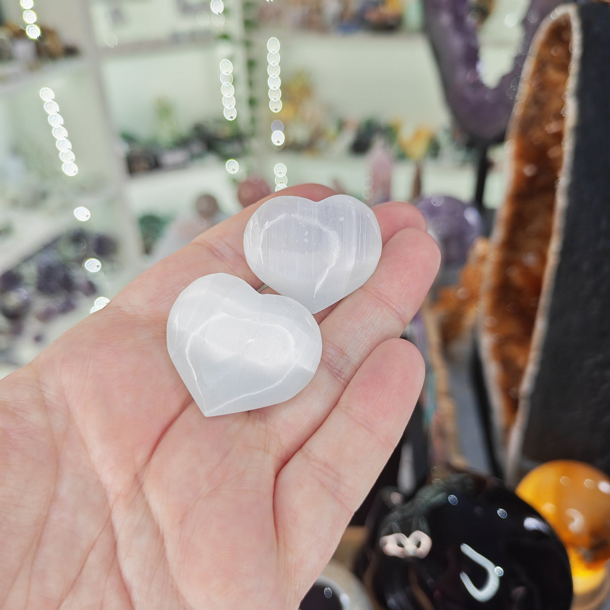 Selenite Heart