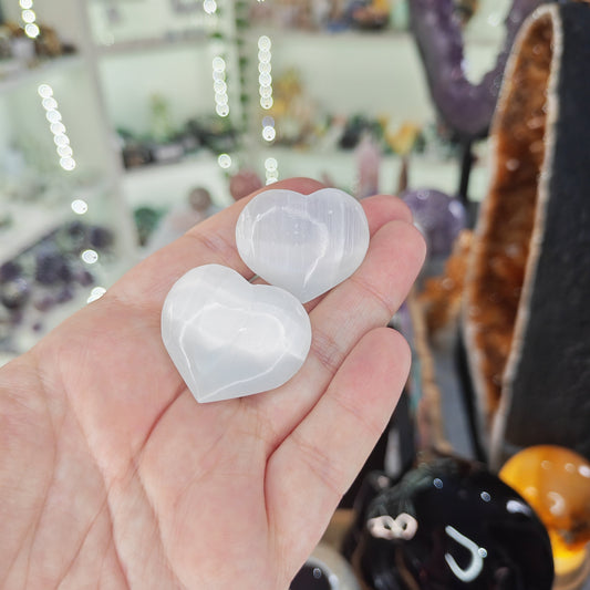 Selenite Heart