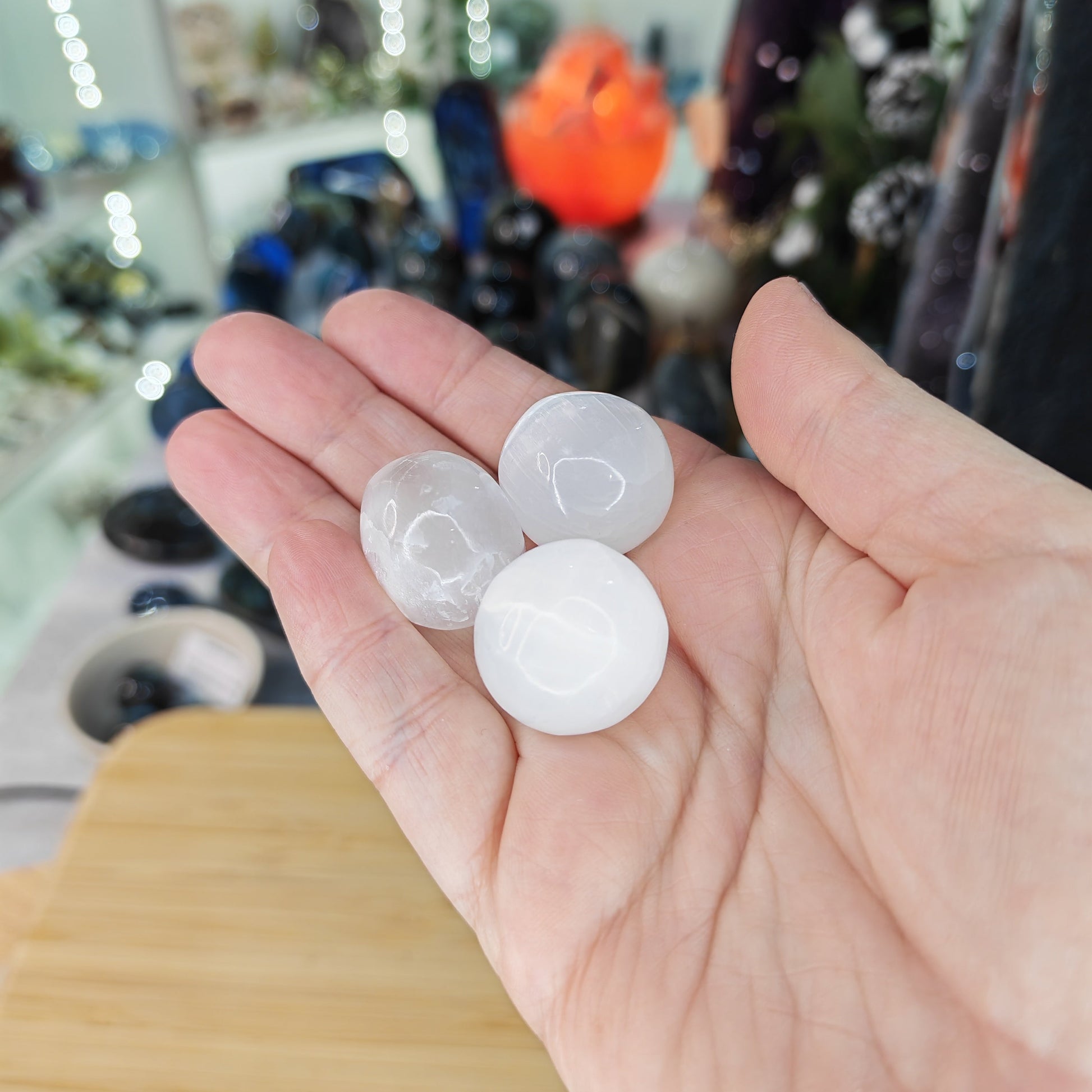 Selenite Tumblestone