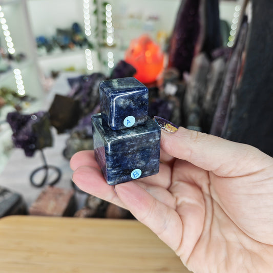 Sodalite Crystal Cubes