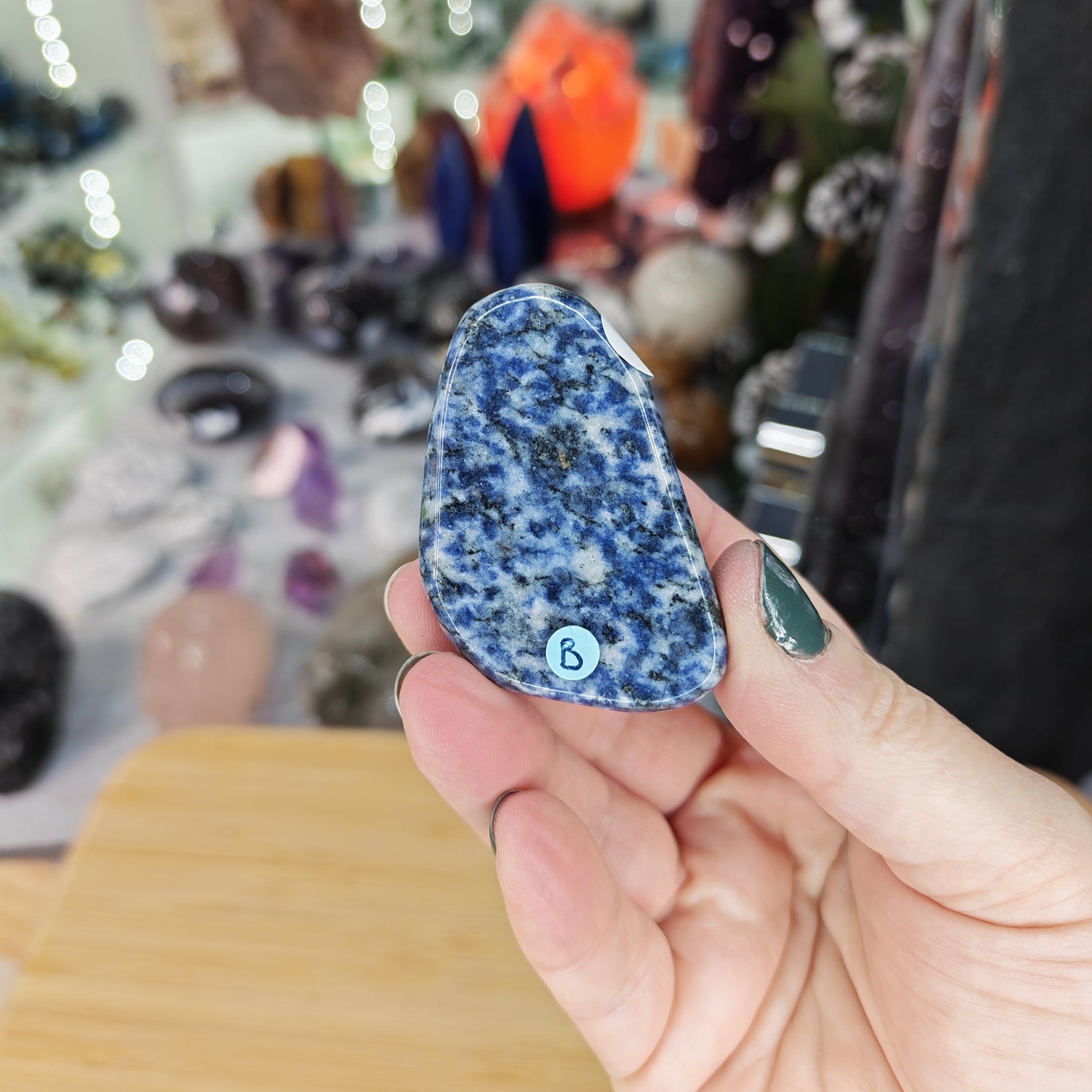 Sodalite Flat Stone Option B