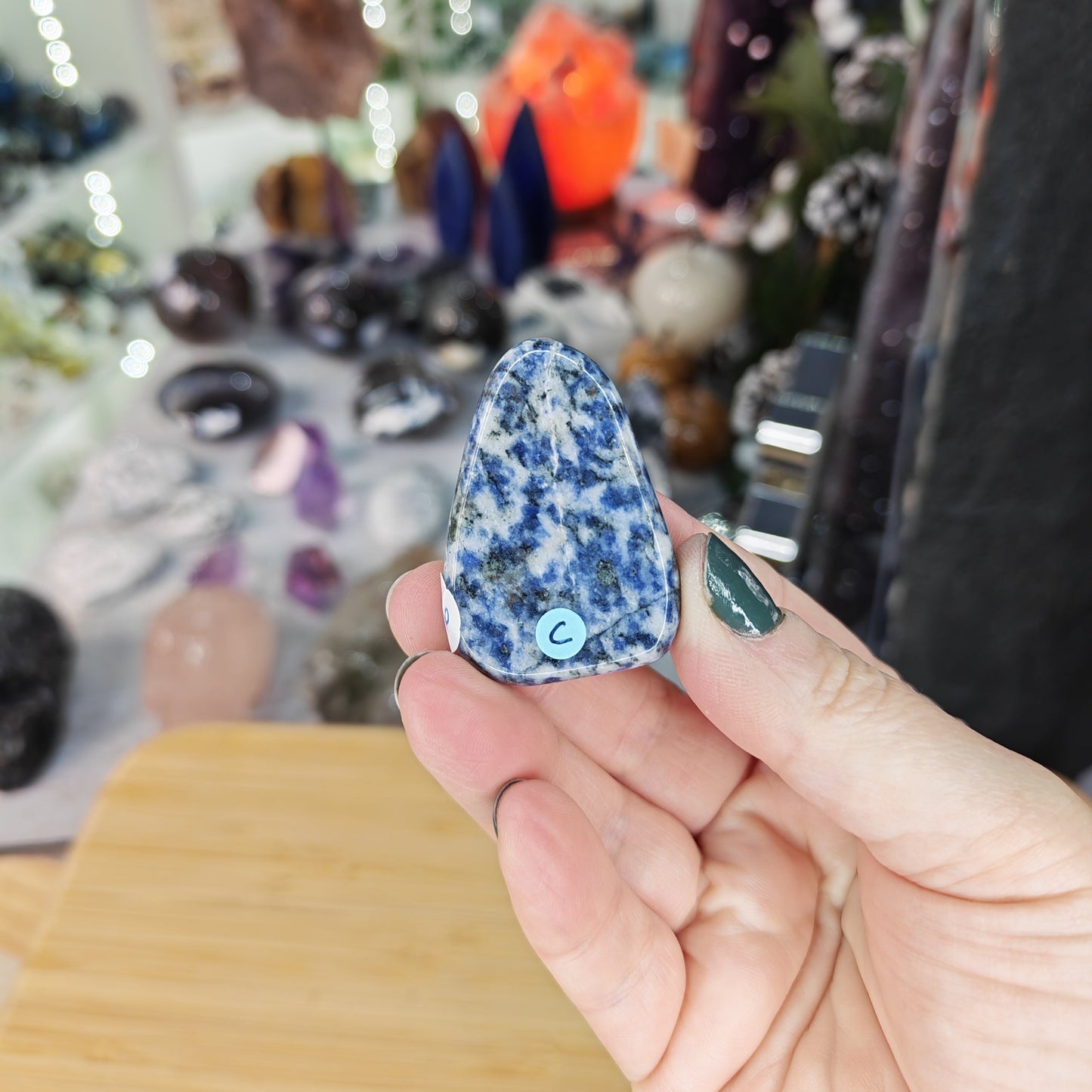 Sodalite Flat Stone Option C