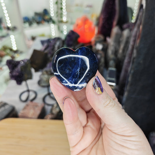 Sodalite Heart