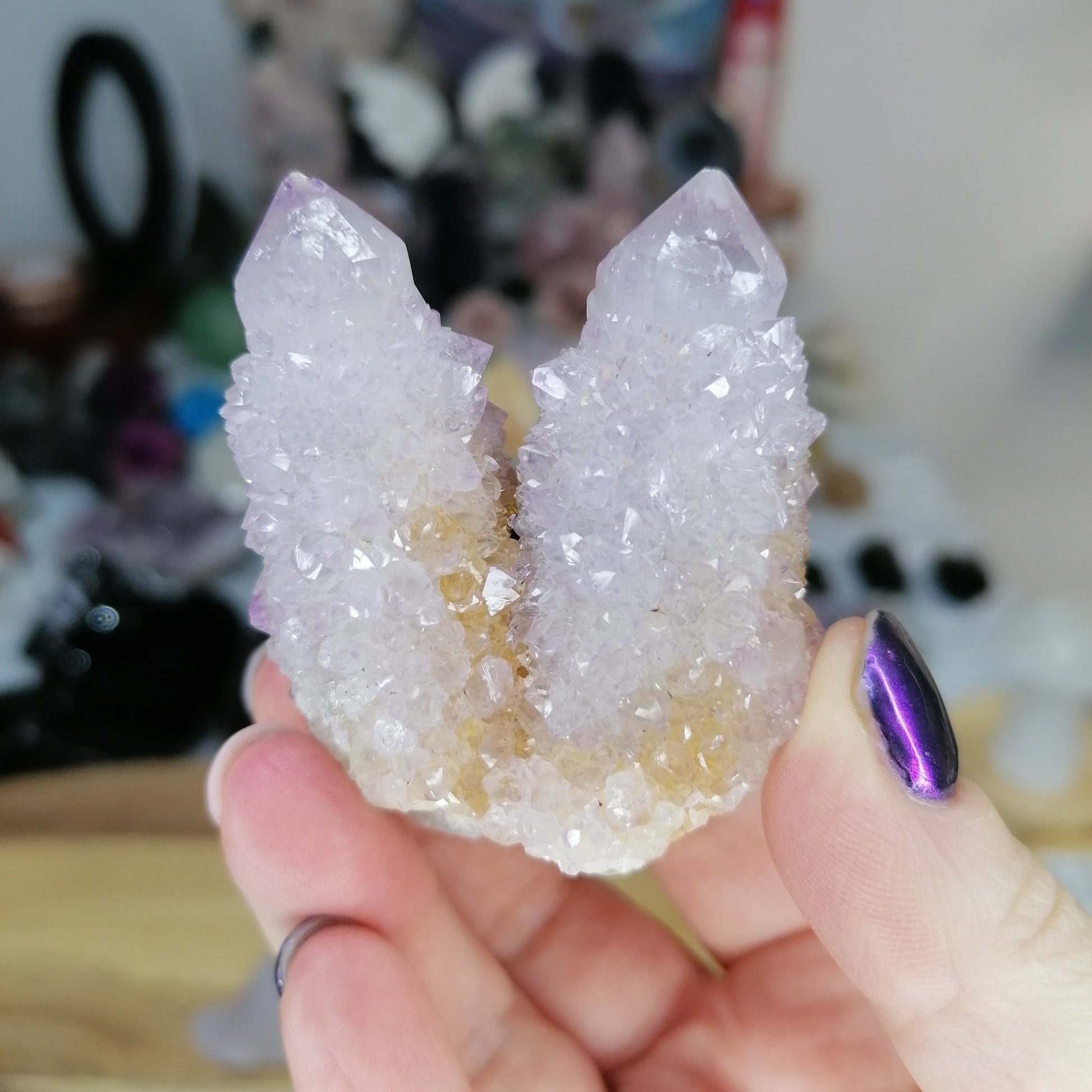 Light Purple Spirit Quartz Cluster